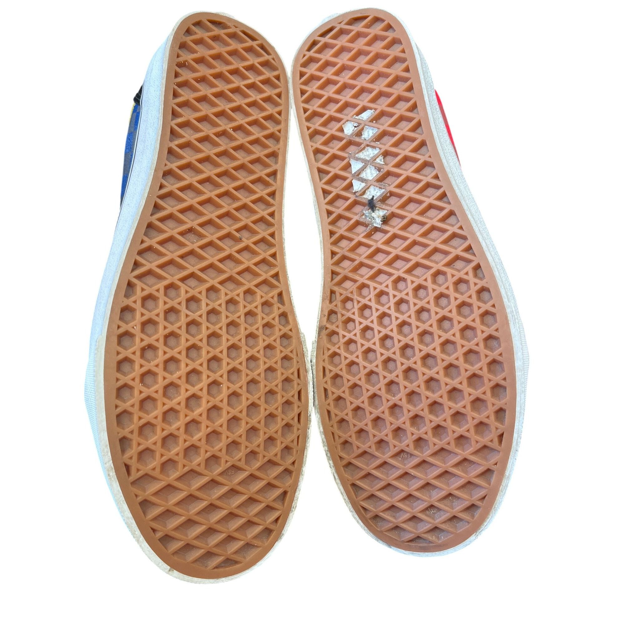 Vans Vans mens Sneakers Red Blue Checkered Size 9.5 SKU 8911 Size US 9.5 / EU 42-43 - 6 Thumbnail