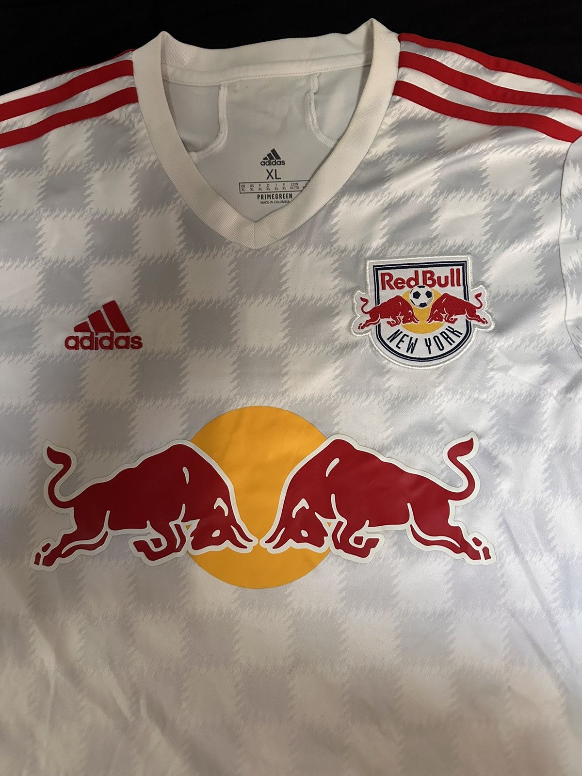 Adidas Adidas New York Red Bulls 21/22 Jersey Size US XL / EU 56 / 4 - 2 Thumbnail