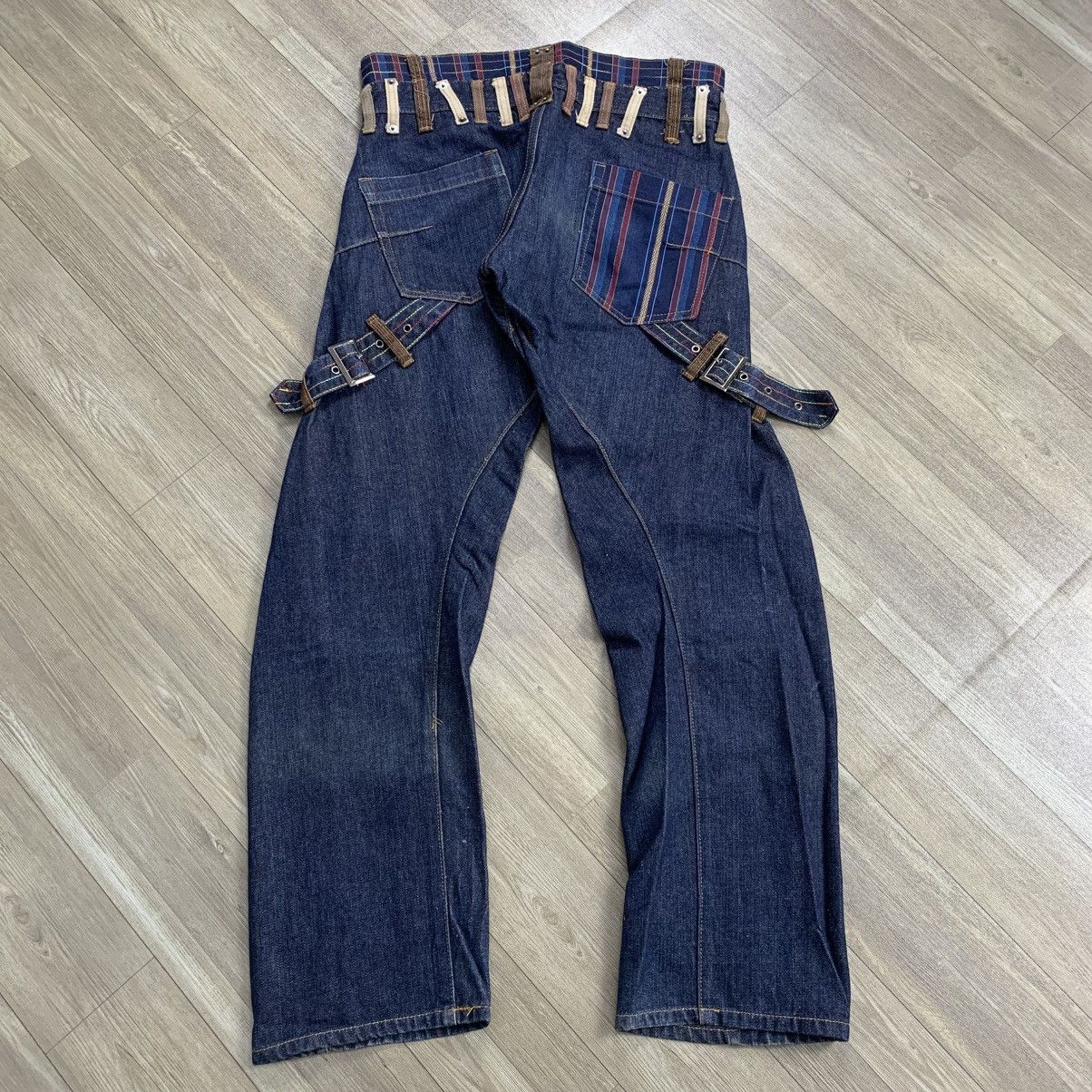 20471120 BreathMINt Double Waist Lgb Ifsix GOA Style Denim Pants Size US 32 / EU 48 - 8 Thumbnail