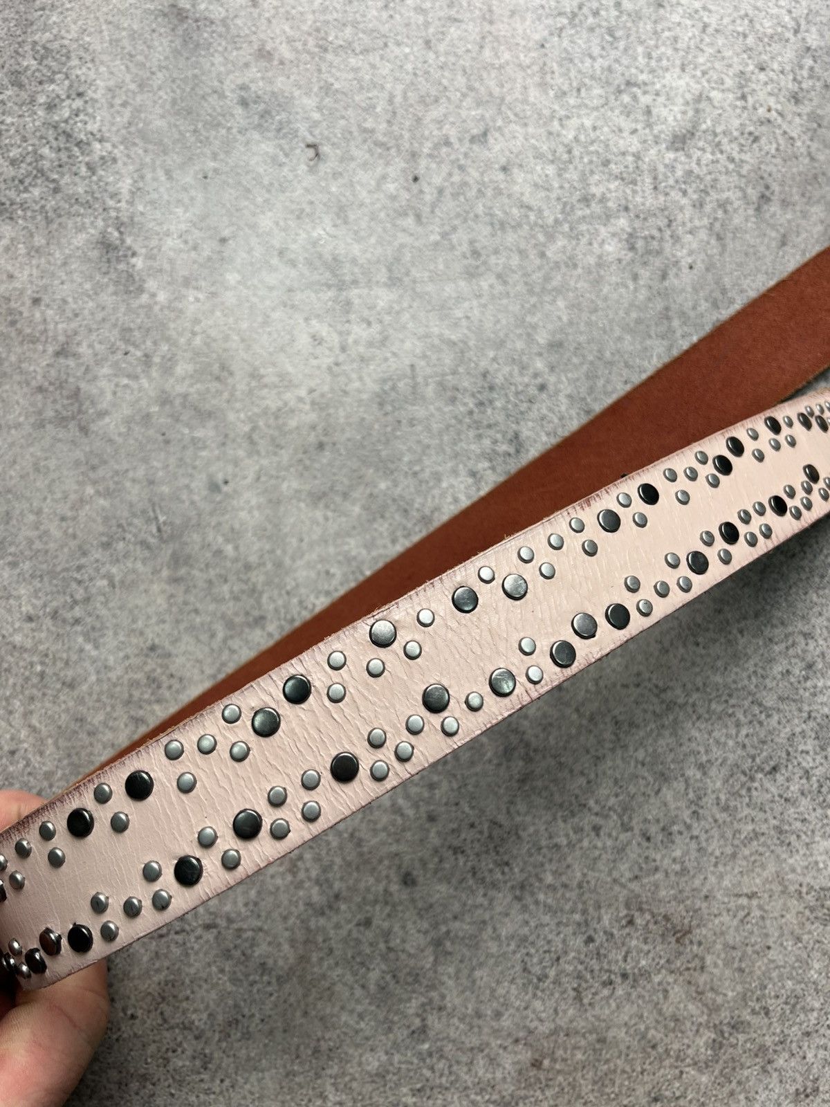If Six Was Nine Vintage studded leather belt Size ONE SIZE - 5 Thumbnail