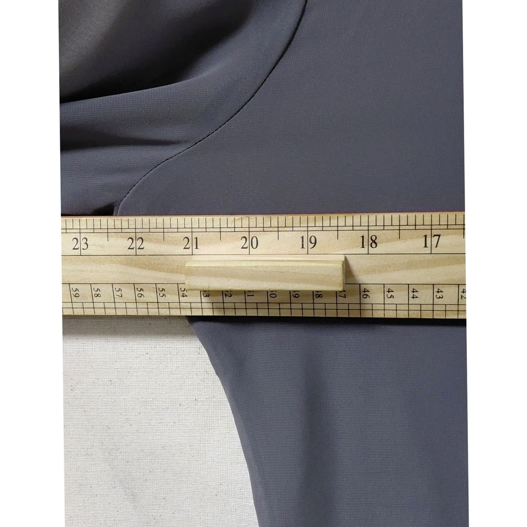 Norma Kamali normakamali Norma Kamali Ruffle Front Blouse Grey Solid Woven 3/4 Sleeve Size L Size L / US 10 / IT 46 - 7 Thumbnail