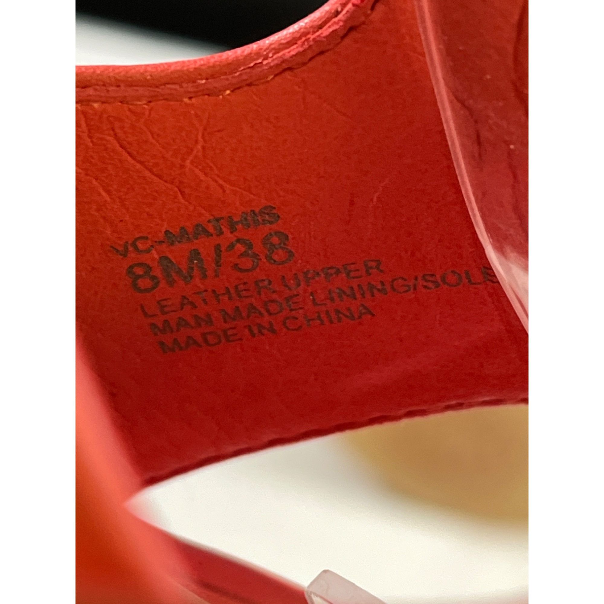 Vince Camuto Vince Camuto Mathis Women's Dark Pink Leather Wedge Heels 8M Size US 8 / IT 38 - 6 Thumbnail