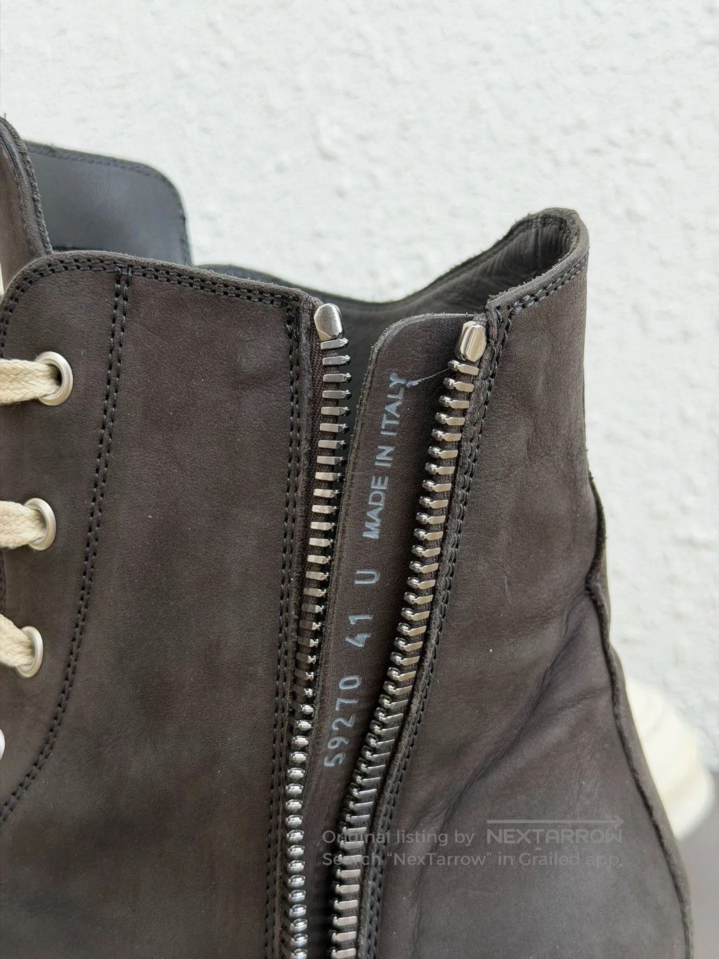 Rick Owens Rick Owens x Converse Gray Suede High-Top. Size US 8 / EU 41 - 7 Thumbnail