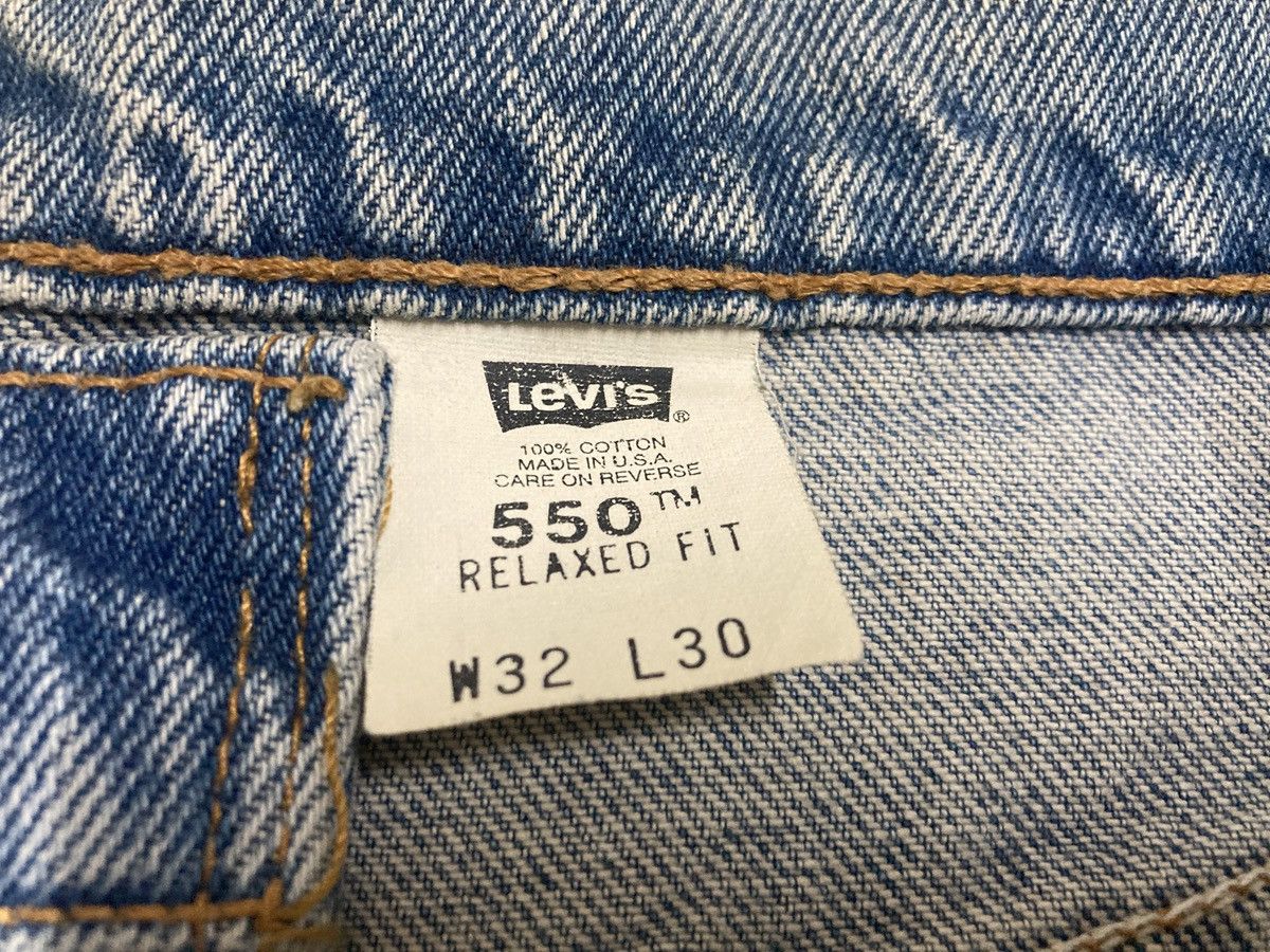 Levi's Vintage 90’s Levis 550 jeans Made in USA Size US 32 / EU 48 - 4 Thumbnail