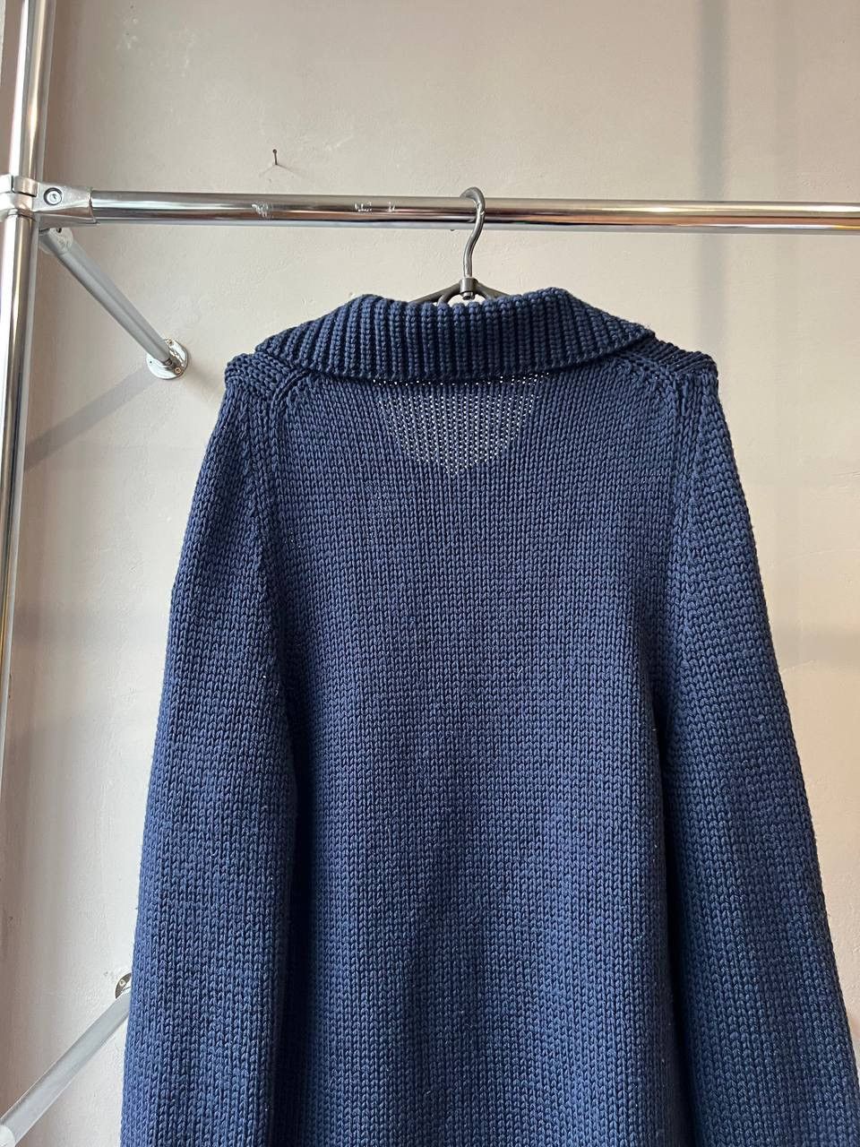 Total Luxury Spa $1600 RRP CRIMSON PARIS BY SCAGLIONE NAVY CLASSIC CARDIGAN L Size L / US 10 / IT 46 - 9 Thumbnail