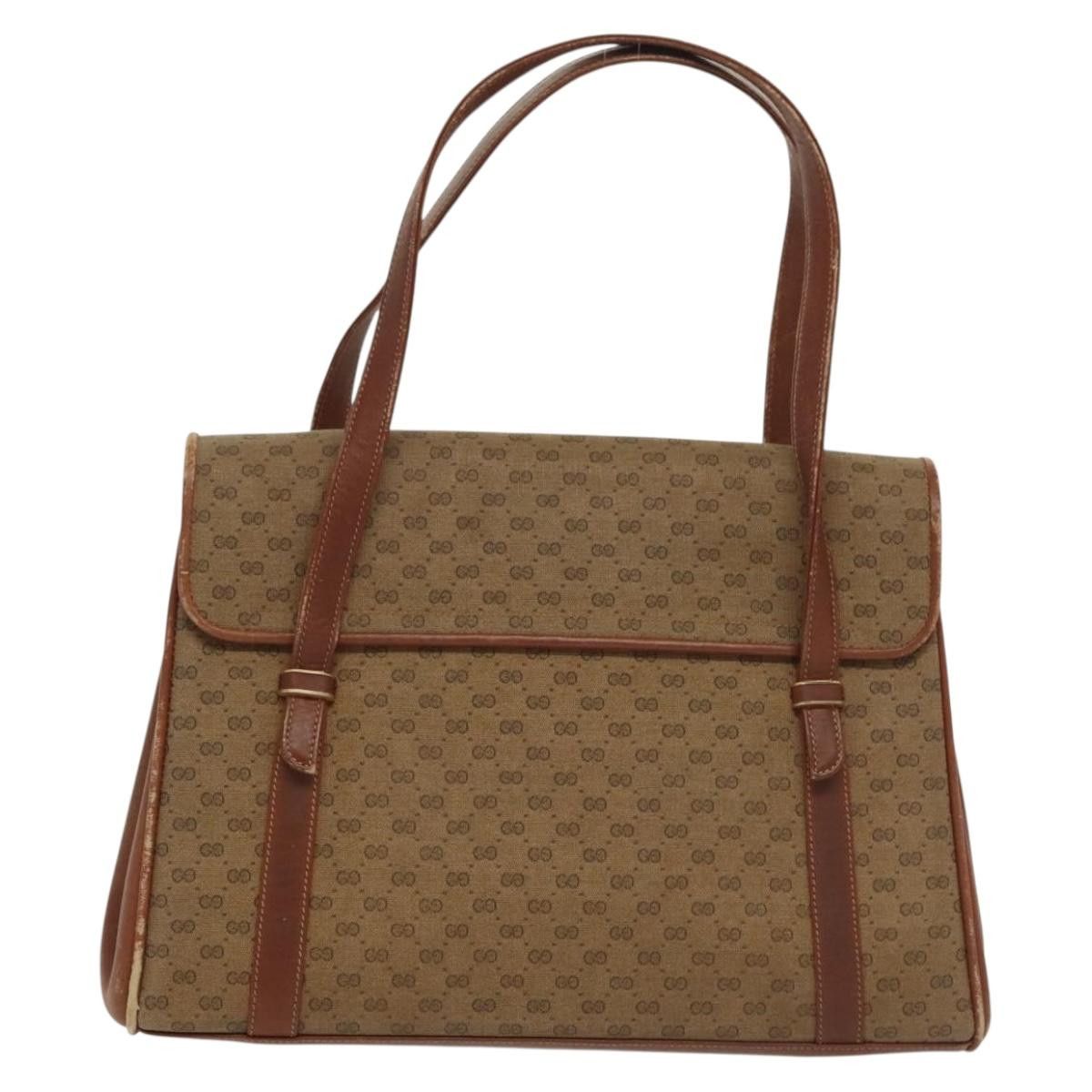 Gucci GUCCI Micro GG Supreme Handbag Pvc Beige Gold 000 46 000 46 Size ONE SIZE - 3 Thumbnail
