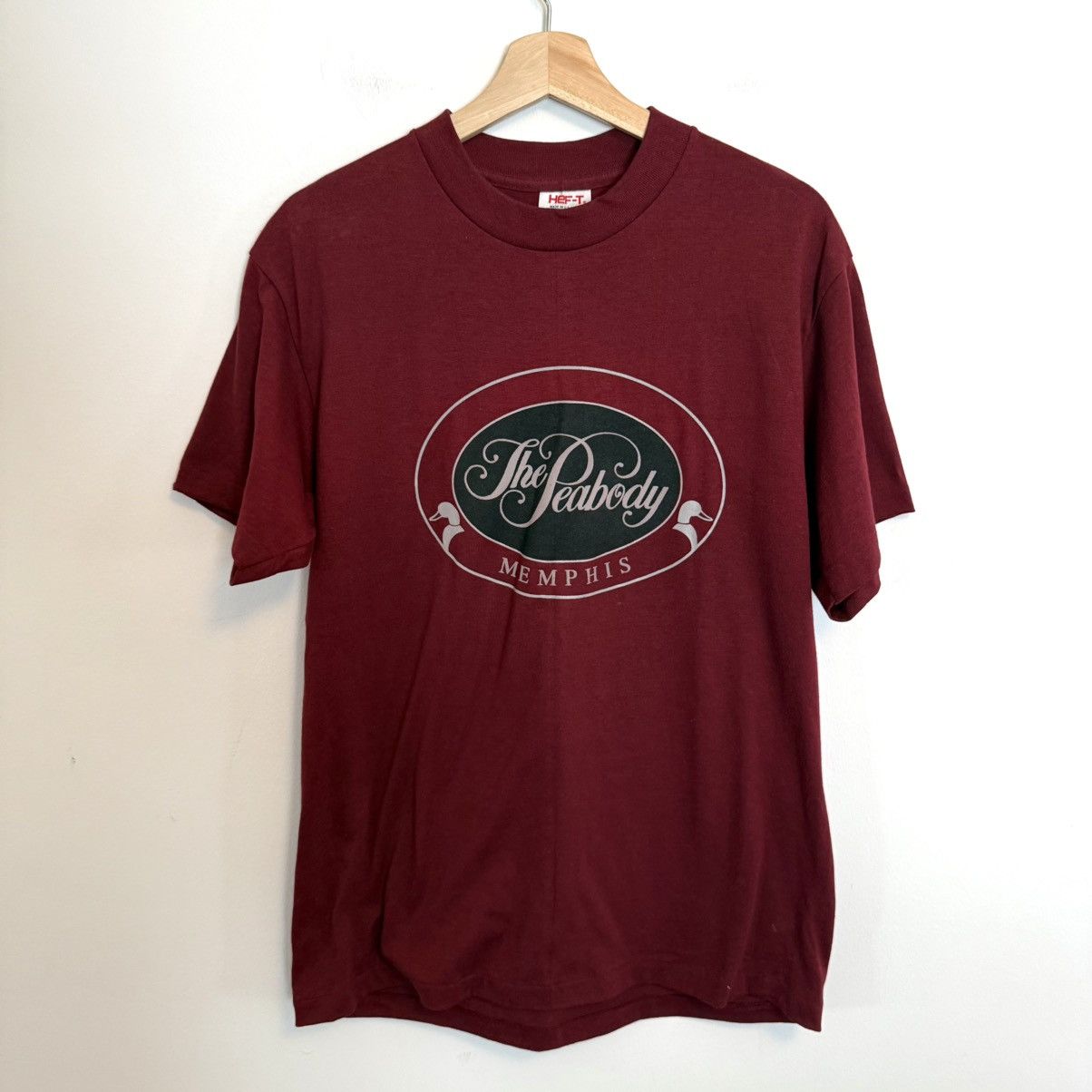 TEE JAYS × Vintage VTG 90s The Peabody Hotel Memphis Single Stitch Graphic Tee Size US L / EU 52-54 / 3 - 1 Thumbnail