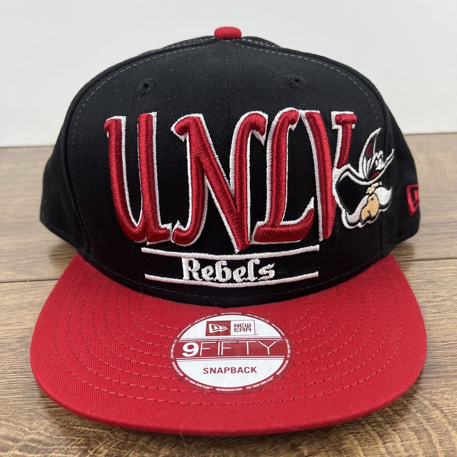 New Era UNLV Rebels Hat New Era 9FIFTY Snapback Hat Black Hat Adjust Size ONE SIZE - 5 Thumbnail