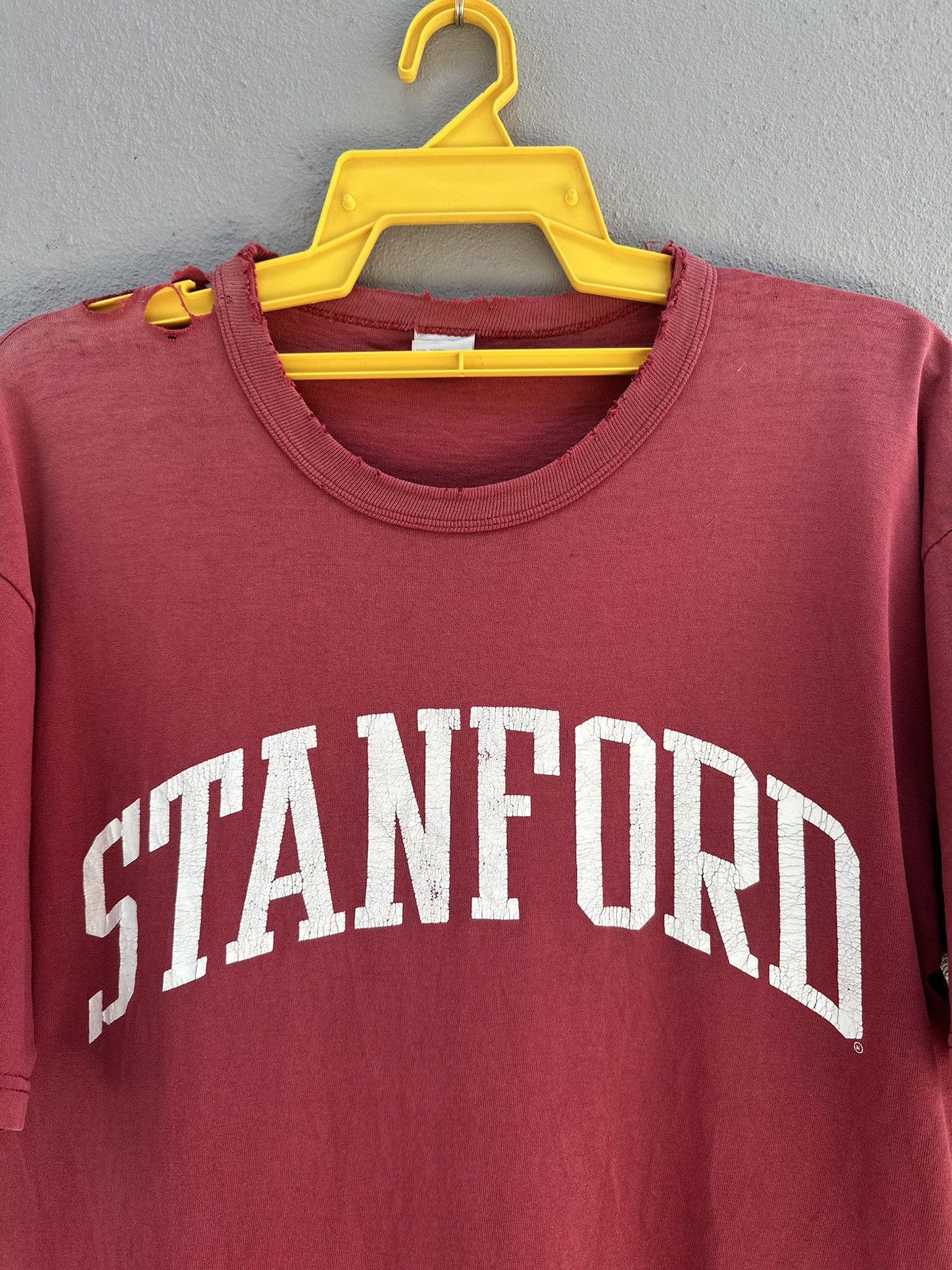 Russell Athletic Thrashed Vintage Stanford Russell Grunge Faded Tee Size US L / EU 52-54 / 3 - 2 Thumbnail