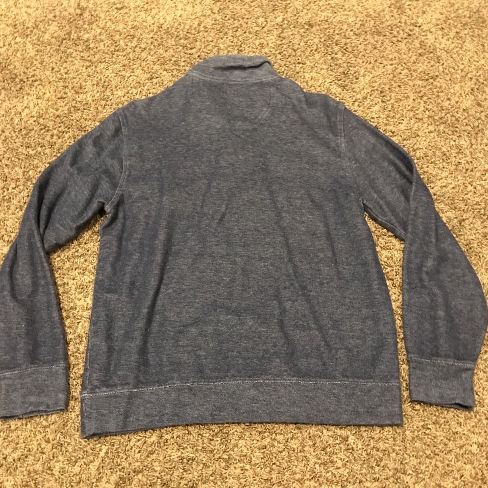 Izod IZOD Pullover Sweater 1/4 Zip Blue Cotton M Mens Knit Logo Classic Vintage No Size US M / EU 48-50 / 2 - 3 Thumbnail