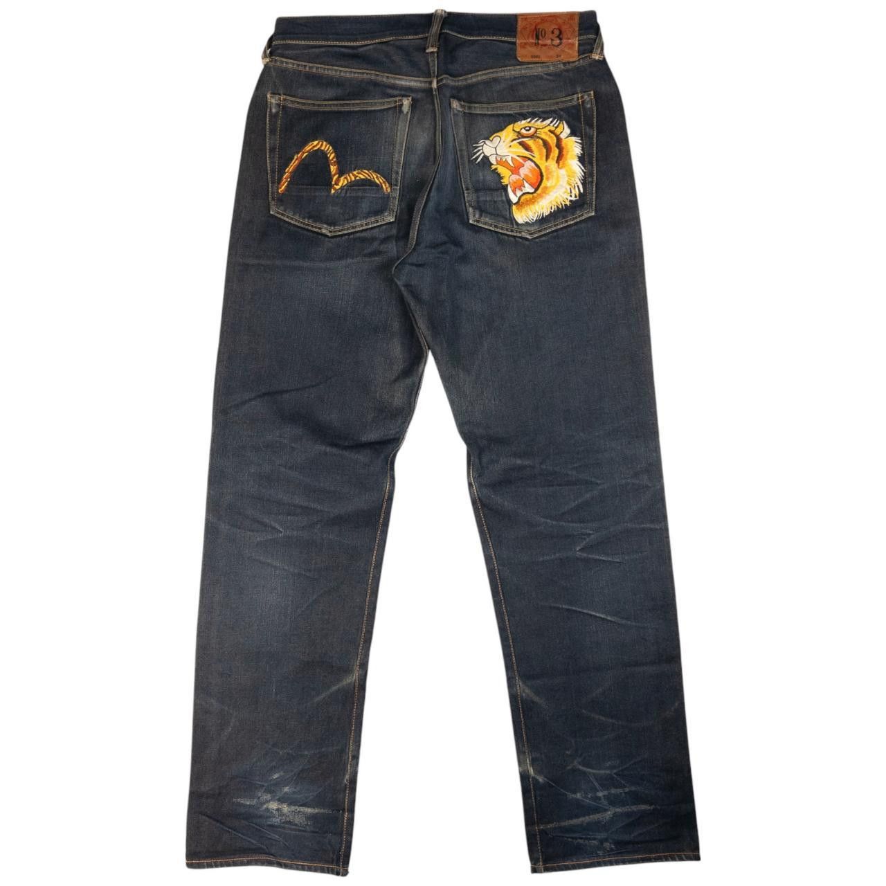 Evisu Evisu Tiger Gull Japanese Embroidered Denim Jeans Size W34 Size US 34 / EU 50 - 2 Thumbnail