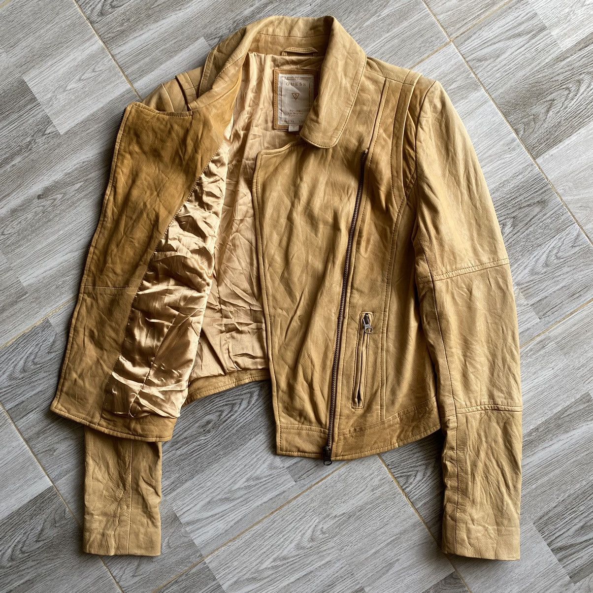 Guess Guess Leather Jacket Size S Size S / US 4 / IT 40 - 4 Thumbnail