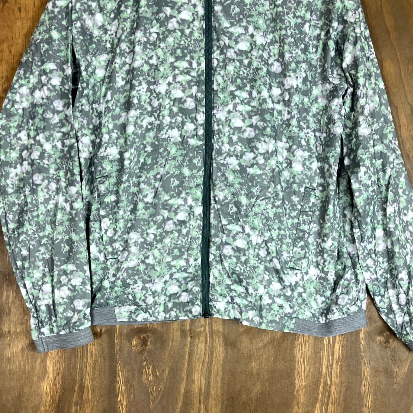 The North Face The North Face Womens Jacket Gray Mint Hooded Lightweight Full Zip Large Size L / US 10 / IT 46 - 3 Thumbnail