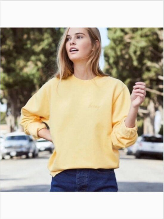 Brandy Melville Brandy Melville Erica Honey Sweatshirt - Small Size S / US 4 / IT 40 - 12 Thumbnail