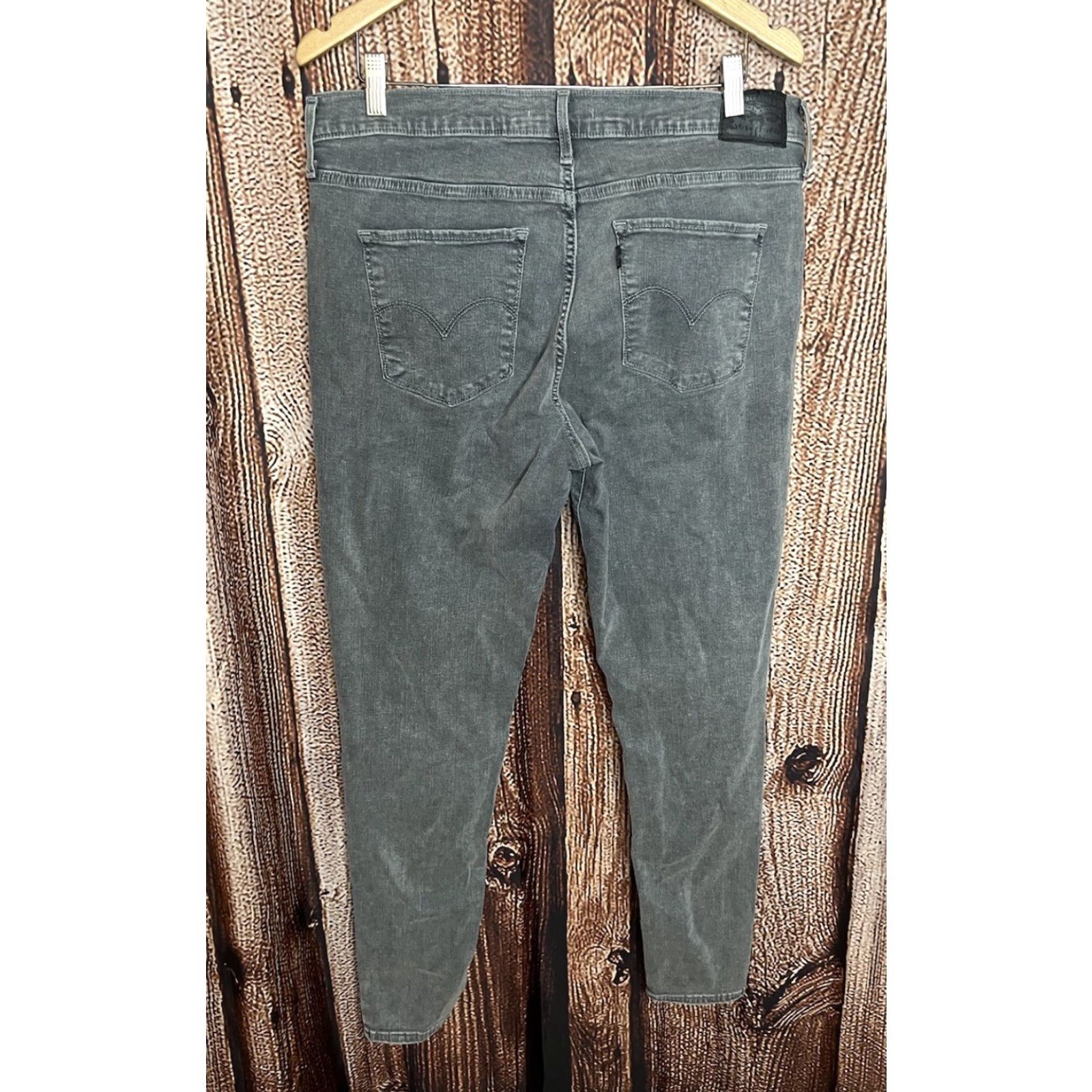 Levi's Levi's Womens Jeans Denim High Rise Super Skinny Gray 720 Size 32 x 29 Size 24" / US 00 / IT 34 - 2 Thumbnail