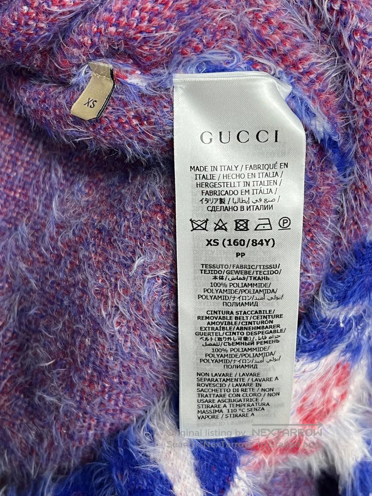 Gucci gucci x adidas blue patterned coat. Size XS / US 0-2 / IT 36-38 - 4 Thumbnail