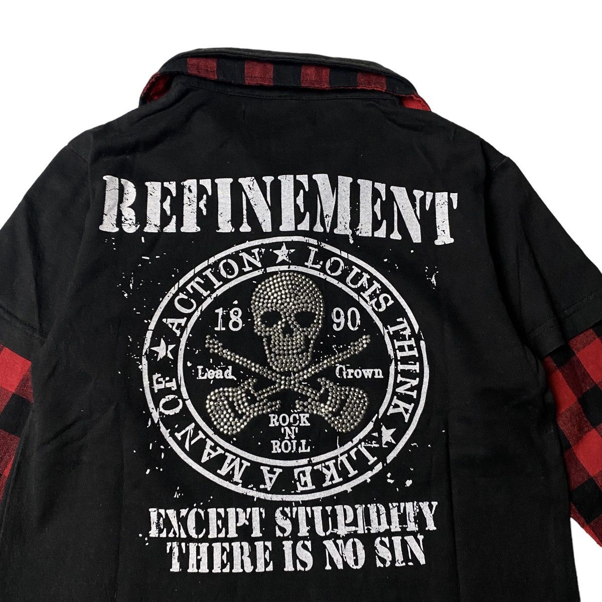 Hysteric Glamour 2000's Space Opera Studded Double Layer Longsleeve Size US XS / EU 42 / 0 - 3 Thumbnail