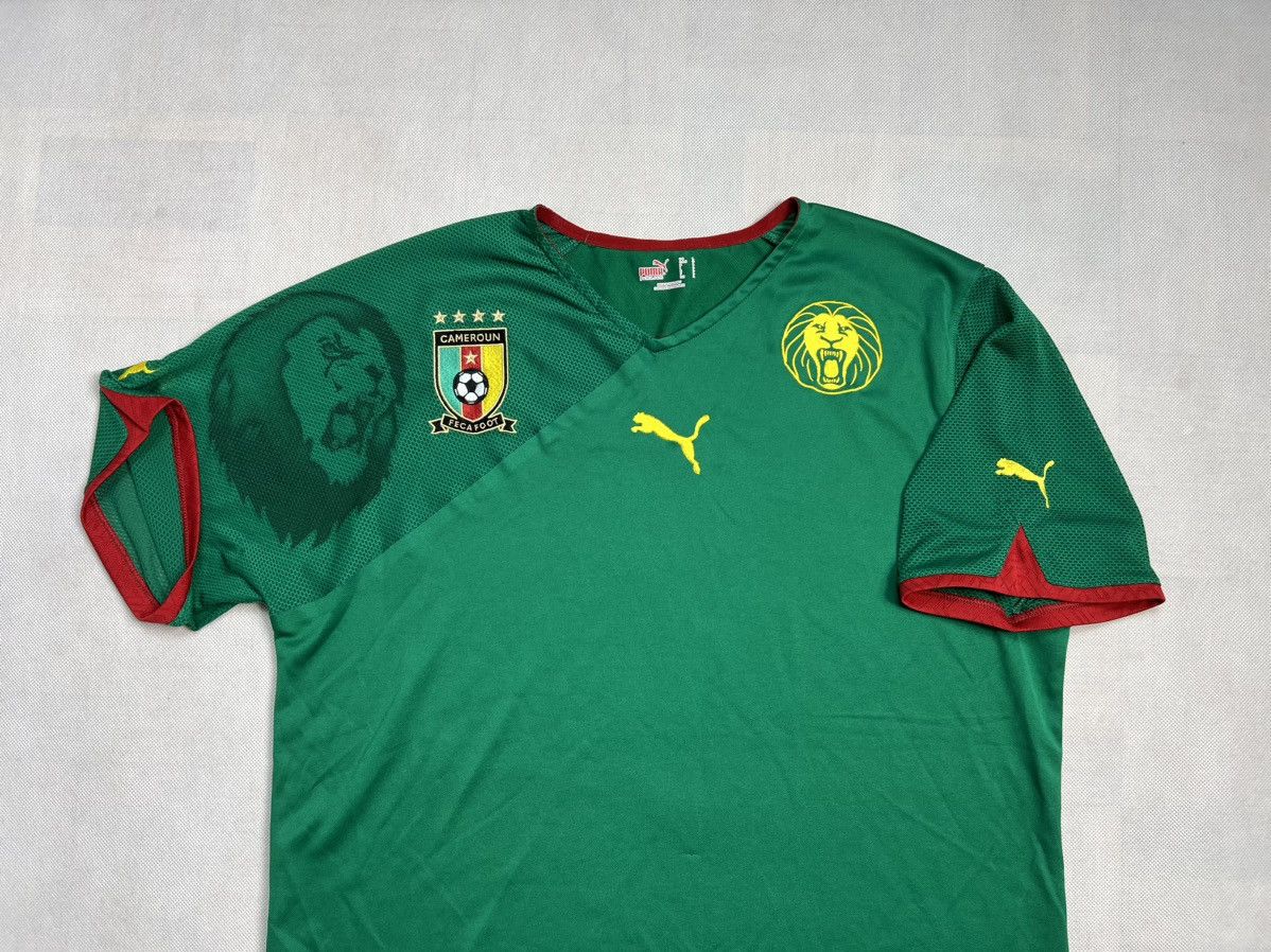 Puma Puma Cameroon 2010 Soccer Jersey Size US L / EU 52-54 / 3 - 2 Thumbnail
