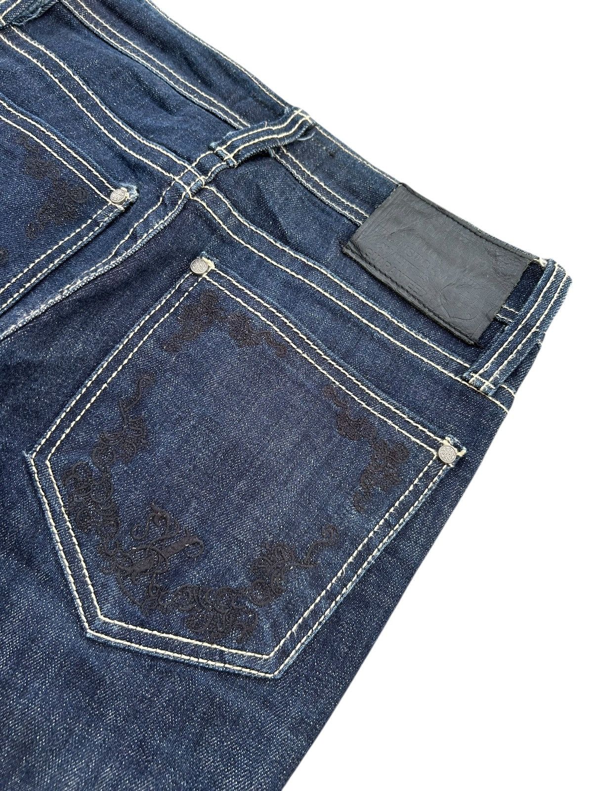 If Six Was Nine Skull Xfrm Japanese Punk Bondage Denim jeans Size US 28 / EU 44 - 11 Thumbnail