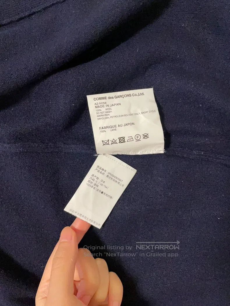 Comme des Garcons Comme Des Garcons Double Heart Knit Cardigan Size S / US 4 / IT 40 - 7 Thumbnail
