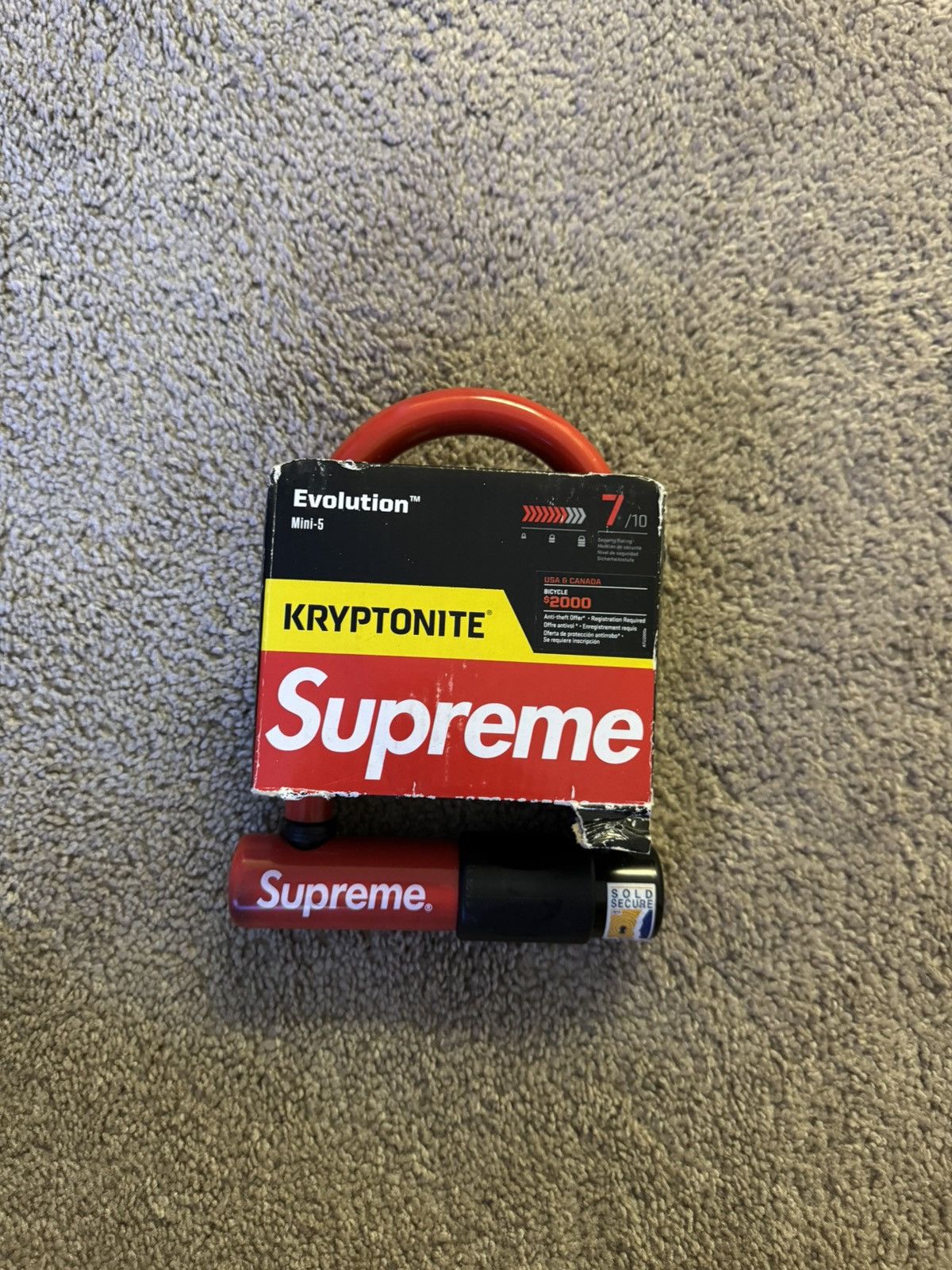Supreme Supreme bicycle lock Size ONE SIZE - 1 Thumbnail