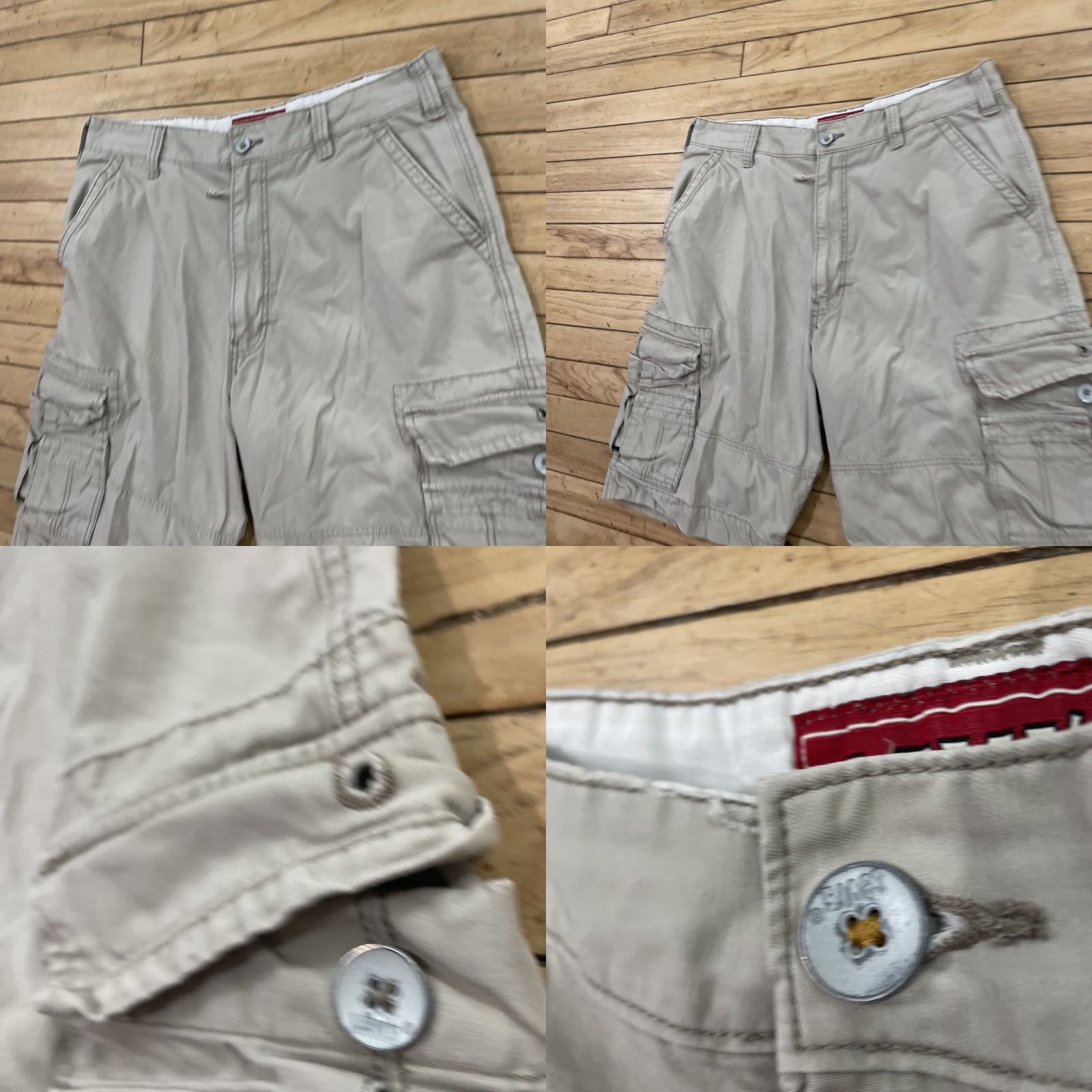 Levi's LEVI'S Cargo Shorts Men W36 Vtg Y2k Chunky Baggy Grunge Cream Cargo Bermuda 10' Size US 36 / EU 52 - 9 Thumbnail