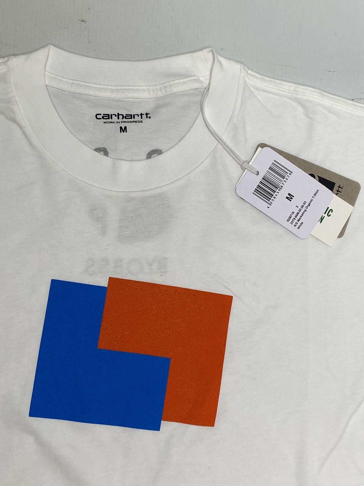 Carhartt Wip Carhartt WIP x BYOBSS T-shirt size M White new Size US M / EU 48-50 / 2 - 4 Thumbnail