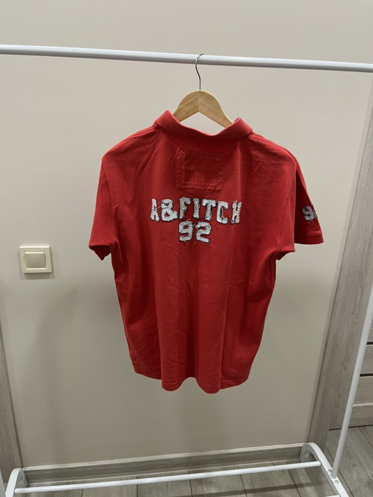 Abercrombie & Fitch Abercrombie & Fitch Polo Y2K Made in USA Number 92 Hand Made Size US L / EU 52-54 / 3 - 1 Thumbnail