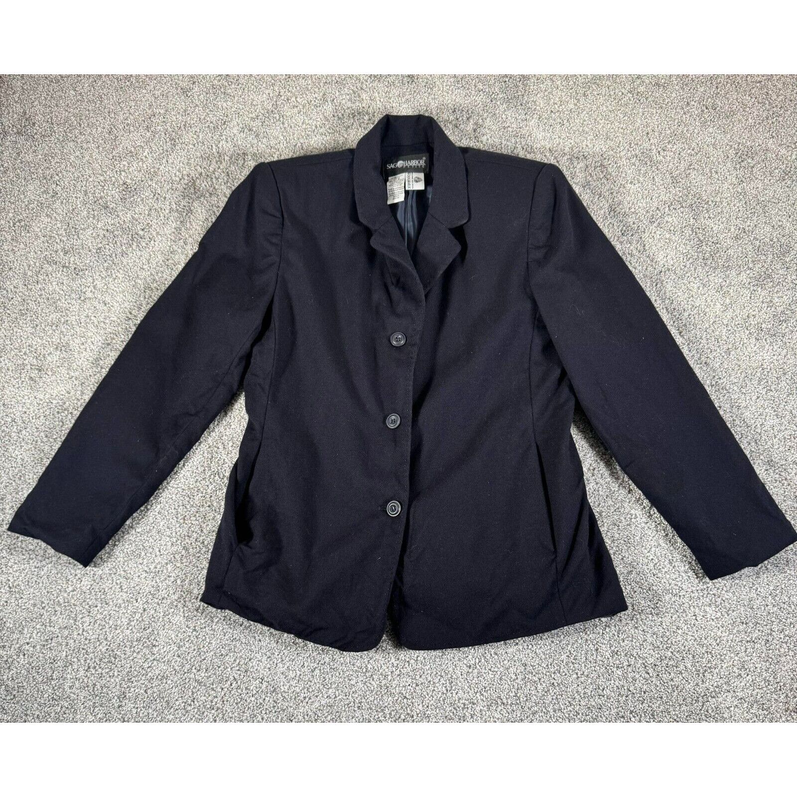Other Sag Harbor Blazer Womens Size 6 Petite Wool 90s Y2K Vintage Size M / US 6-8 / IT 42-44 - 1 Thumbnail
