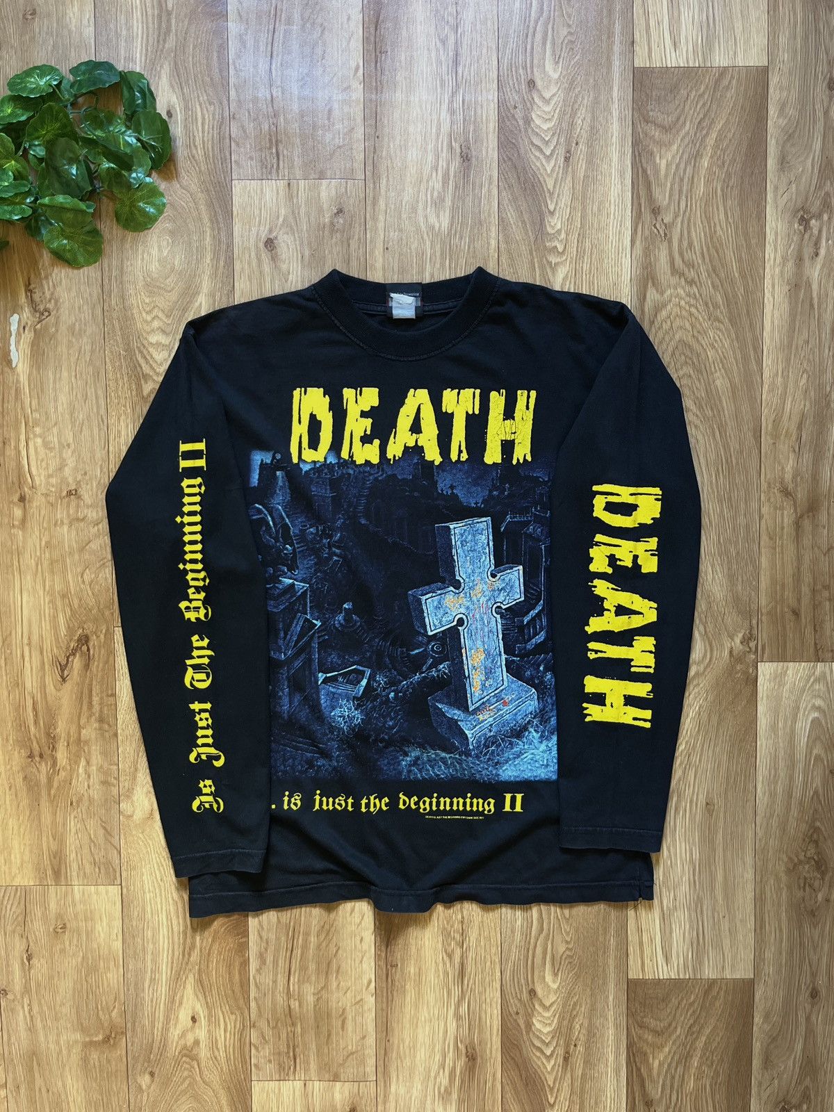 Vintage Death is just the beginning vintage long sleeve Size US M / EU 48-50 / 2 - 2 Thumbnail