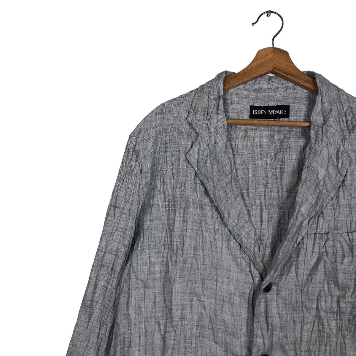 Issey Miyake 🔥VINTAGE PLEATED BUTTON JACKET ISSEY MIYAKE Size US L / EU 52-54 / 3 - 7 Thumbnail