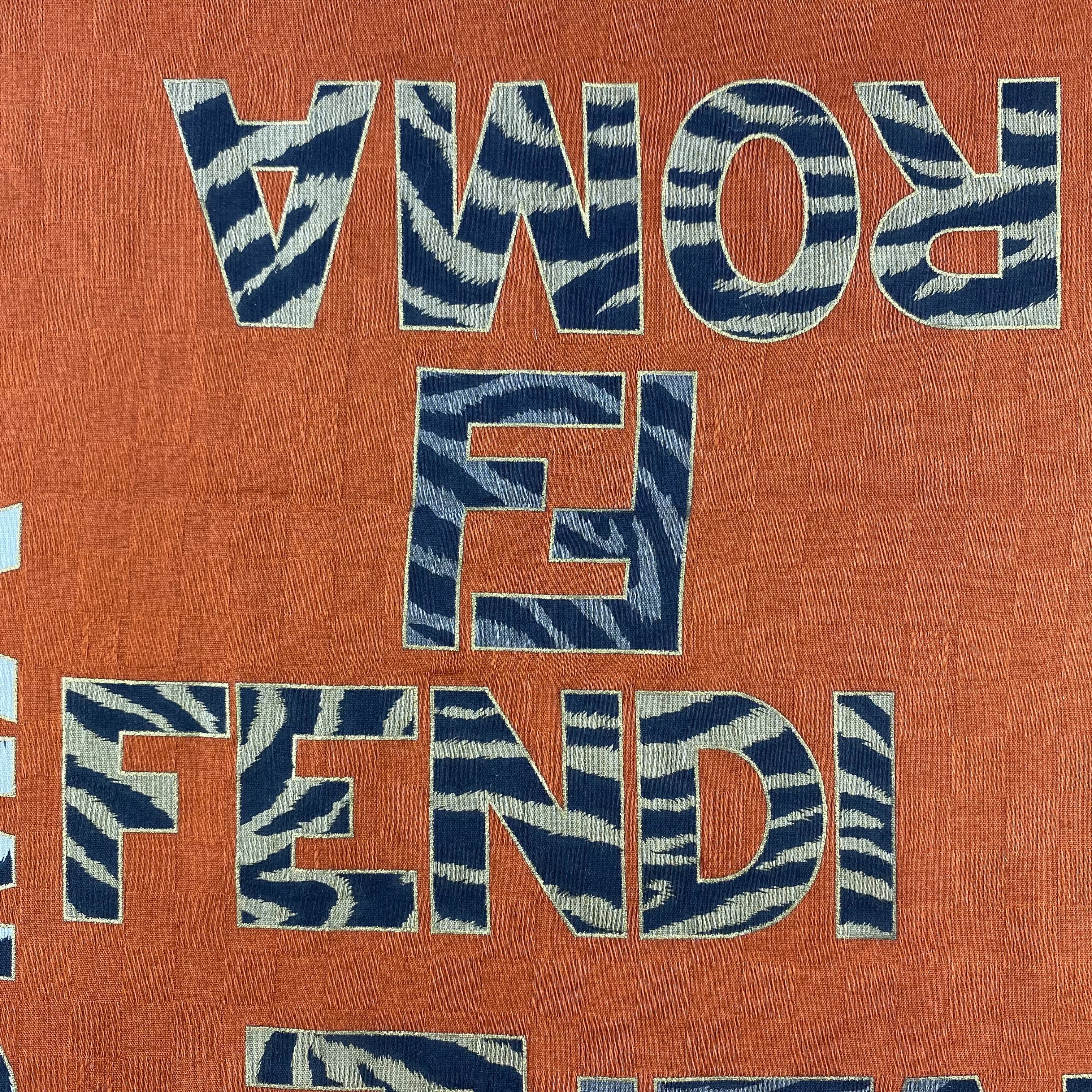 Vintage Fendi Handkerchief/Neckerchief/Bandana HC533 Size ONE SIZE - 4 Thumbnail