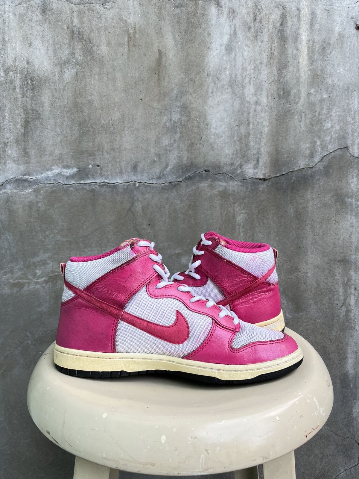 Nike 2014 SB Dunk Hi Skinny Fireberry Size US 6 / IT 36 - 5 Thumbnail