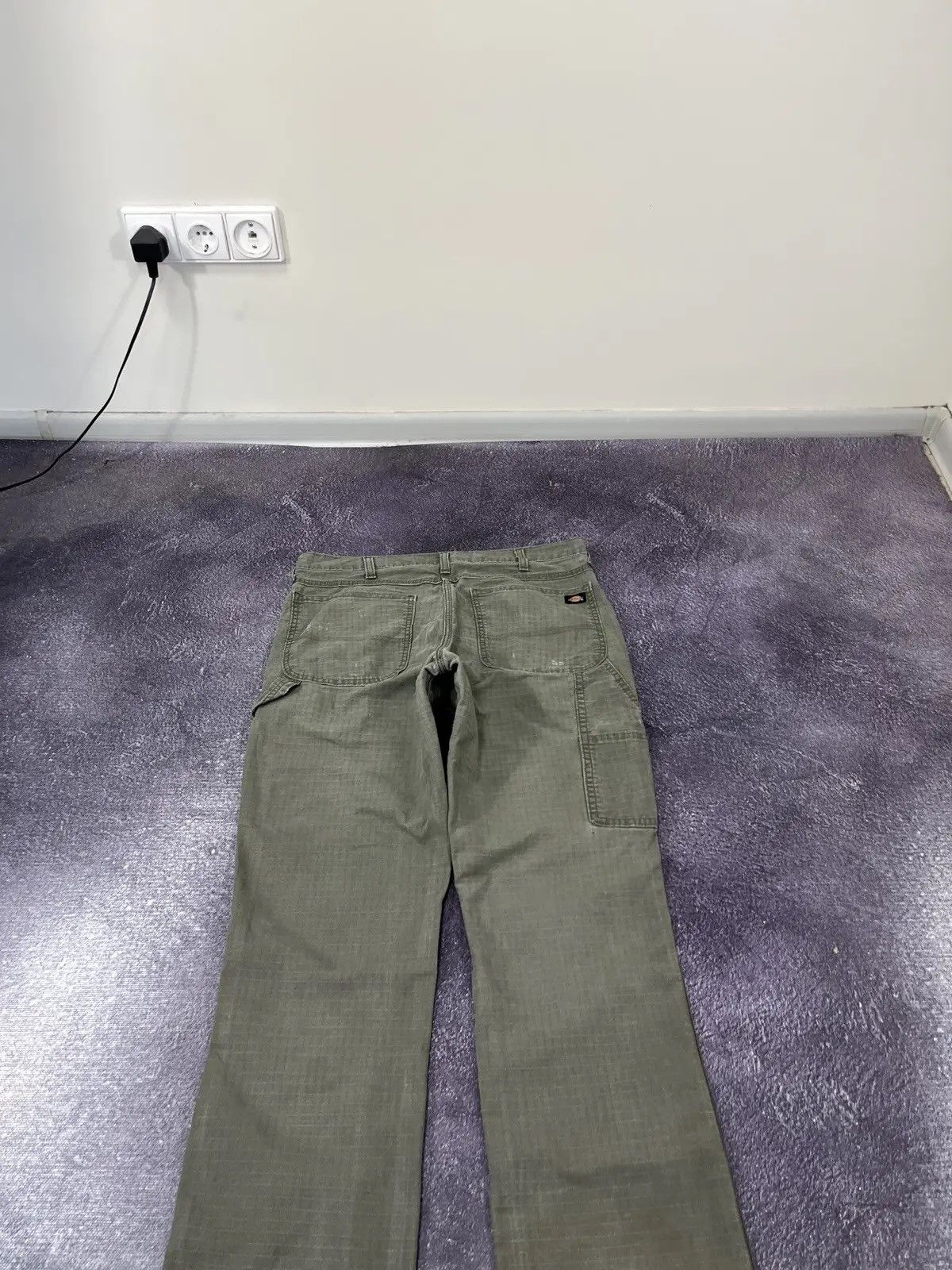 Dickies × Vintage Vintage Dickies Y2K Olive Work Hype Baggy Pants Size US 34 / EU 50 - 3 Thumbnail