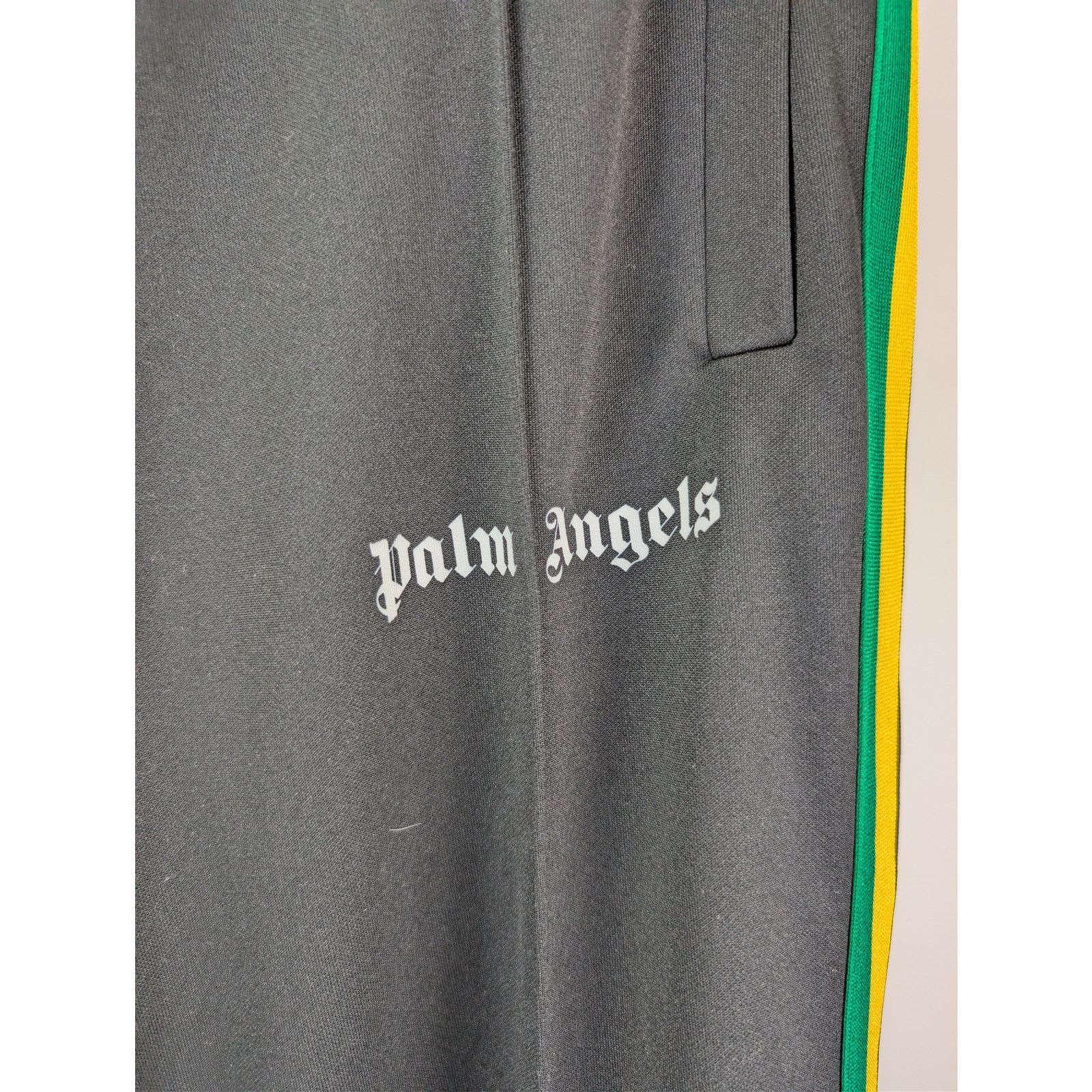 Palm Angels o1rshd1 Track Suit Sweatpants Trousers in Black/Green Size US 36 / EU 52 - 5 Thumbnail