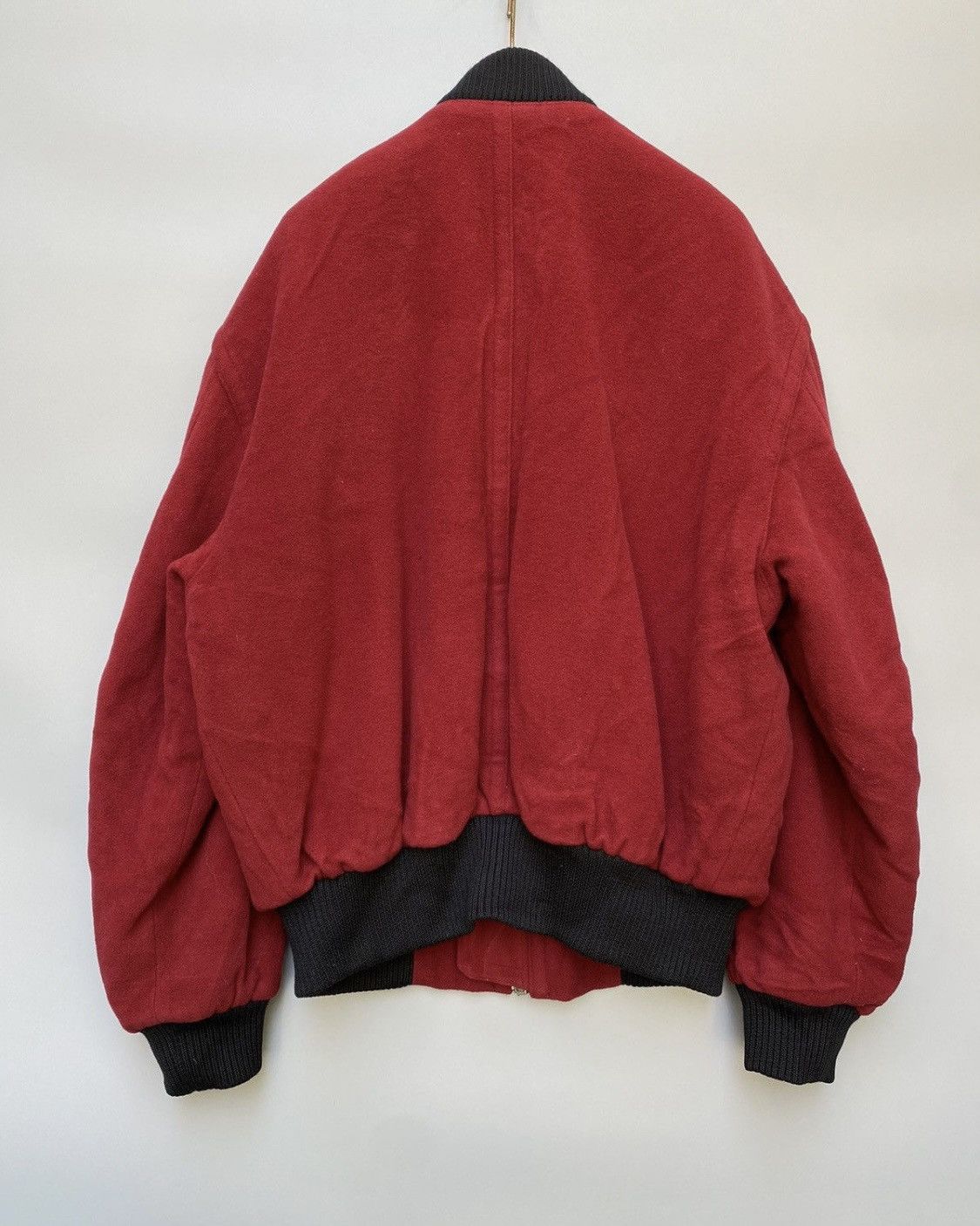 Hugo Boss 1980s- Hugo Boss Wool-Cashmere “Crissan” Bomber Jacket Size US L / EU 52-54 / 3 - 2 Thumbnail
