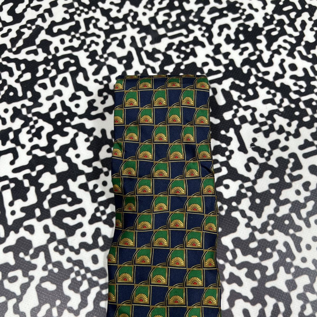 Lanvin Vintage Y2K Lanvin Paris Silk Luxury Retro Classic Style Tie Size ONE SIZE - 3 Thumbnail