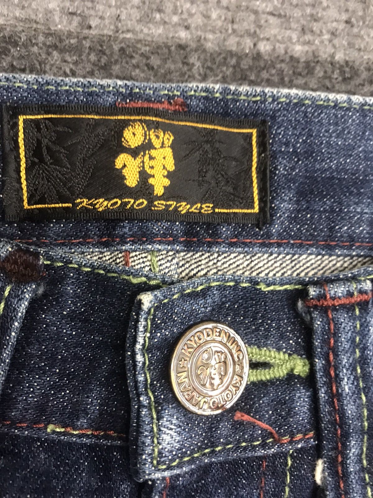 Japanese Brand 💥ARCHIVAL JAPAN💥Archival Flying Pheonix ZEN DENIM F706 Size US 27 - 9 Thumbnail