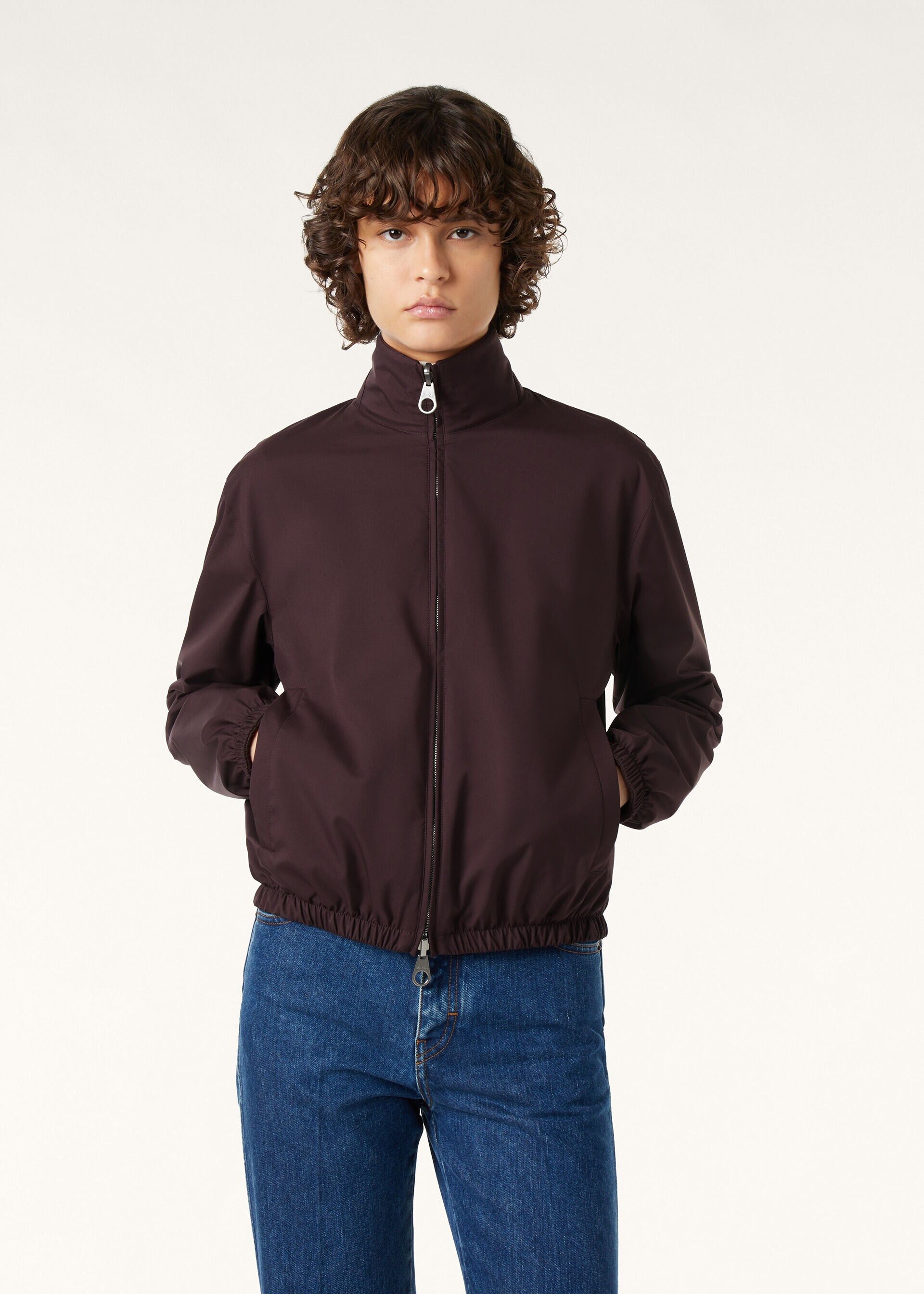 Loro Piana os11x0426 FAQ0514 Bomber Jacket in Vin Chaud Size S / US 4 / IT 40 - 6 Thumbnail