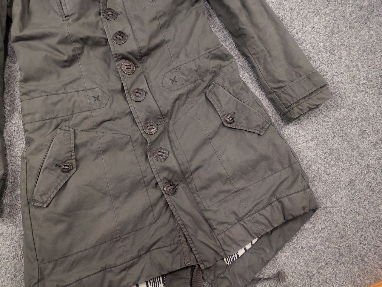 Diesel Vintage Diesel Military LGB Fur Parka Jacket Y2K opium Size M / US 6-8 / IT 42-44 - 8 Thumbnail
