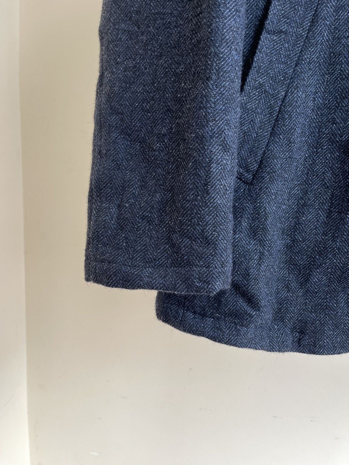 Comme Ca Ism Comme Ca Ism Herringbone Tweed Wool Blend Half Coat Size US S / EU 44-46 / 1 - 10 Thumbnail