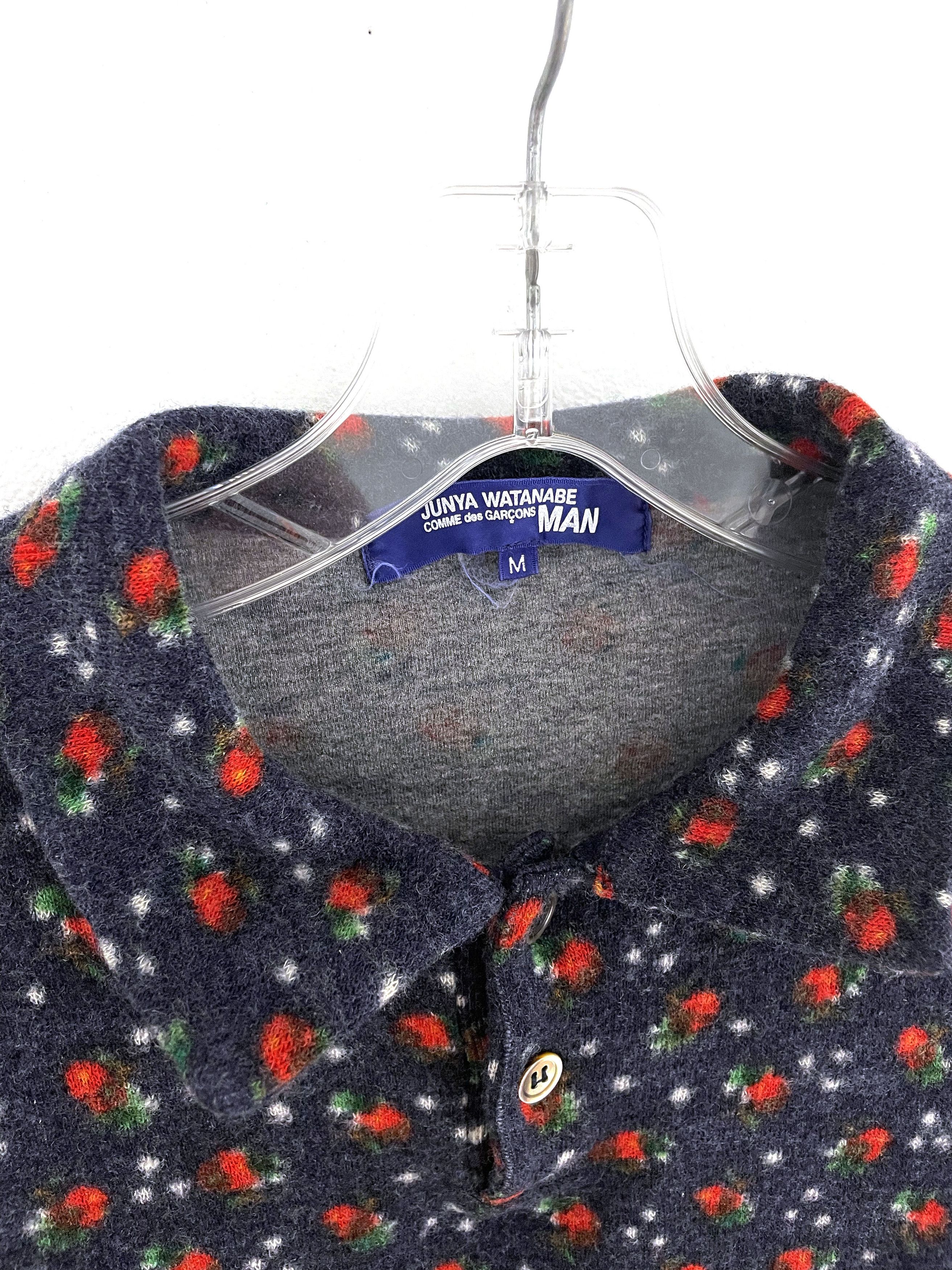 Junya Watanabe 2002 Floral Wool Buttonup Size US S / EU 44-46 / 1 - 3 Thumbnail