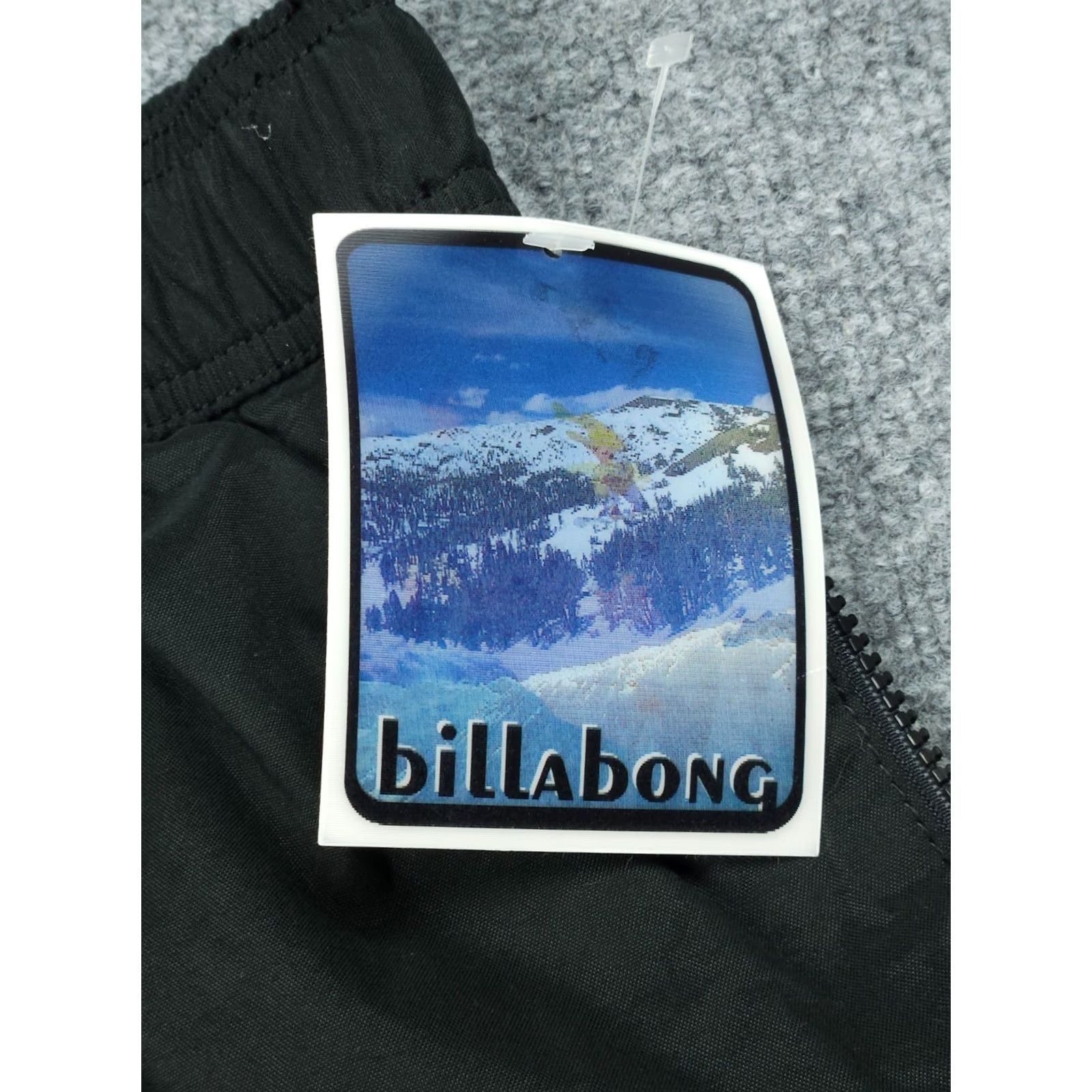 Quiksilver VINTAGE Billabong Combat Snowboard Pants Mens Medium Black NWT Nylon Made USA Size US 31 - 4 Thumbnail