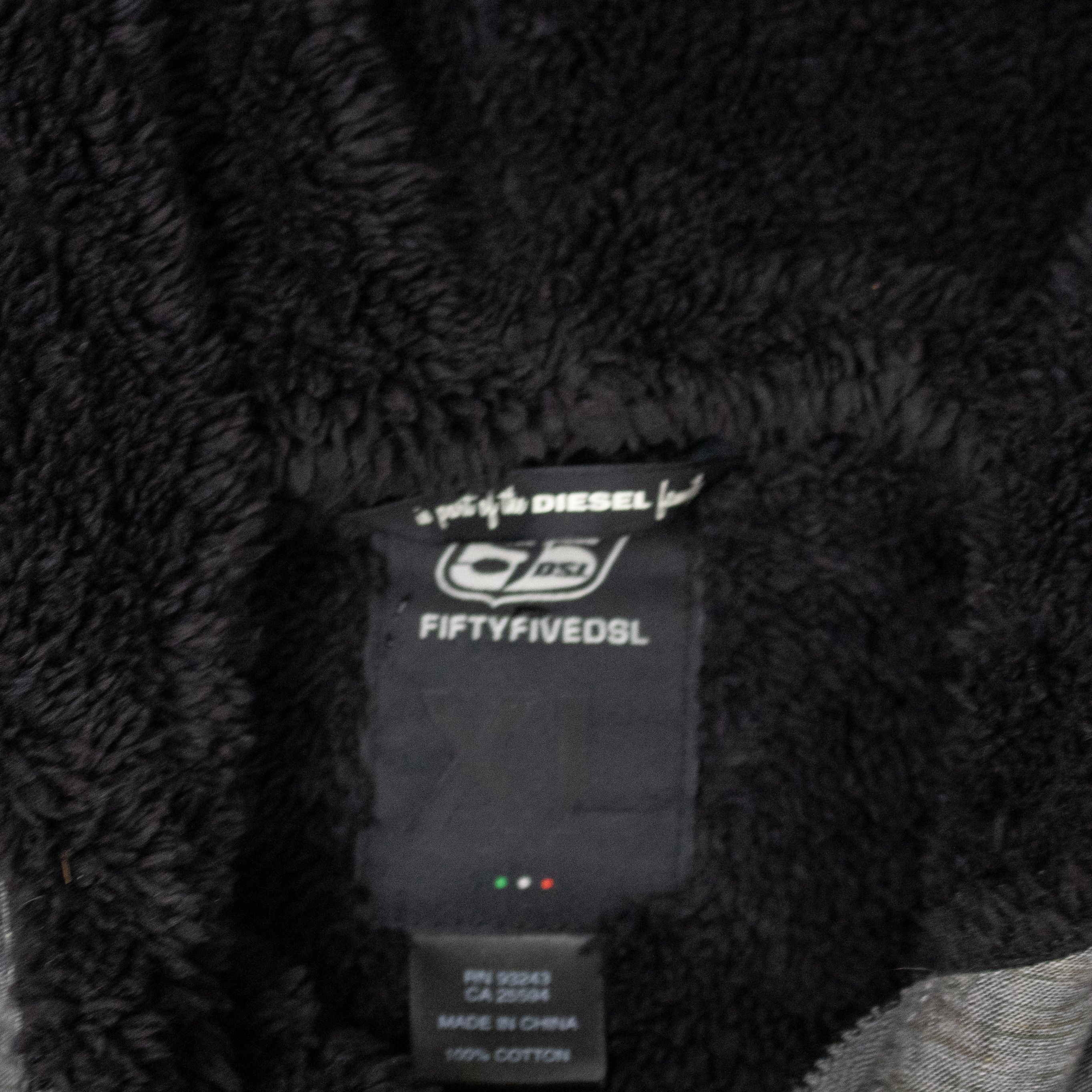 Diesel Y2K 2000's 00's Diesel Sasquatch Sherpa Zip Hoodie Jacket Size US M / EU 48-50 / 2 - 5 Thumbnail