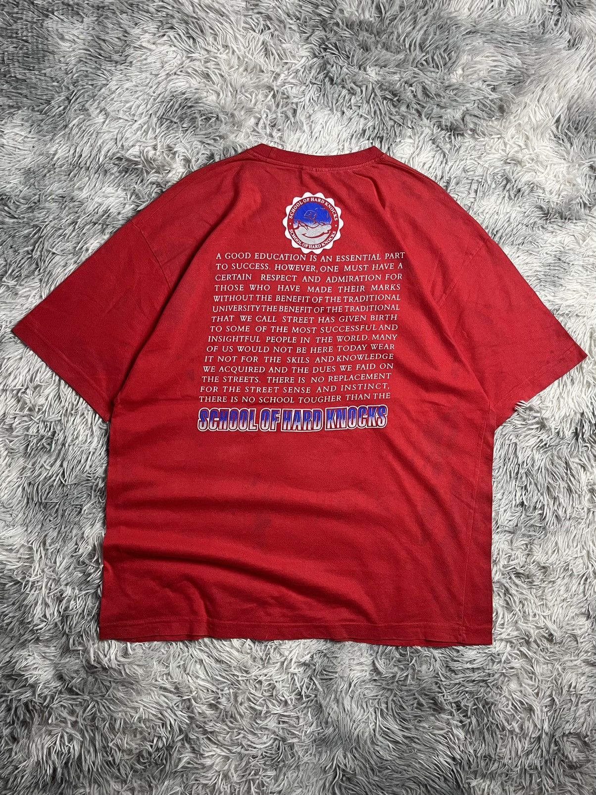 Southpole Vintage sohk school of hard knocks T-shirt Size US XL / EU 56 / 4 - 8 Thumbnail