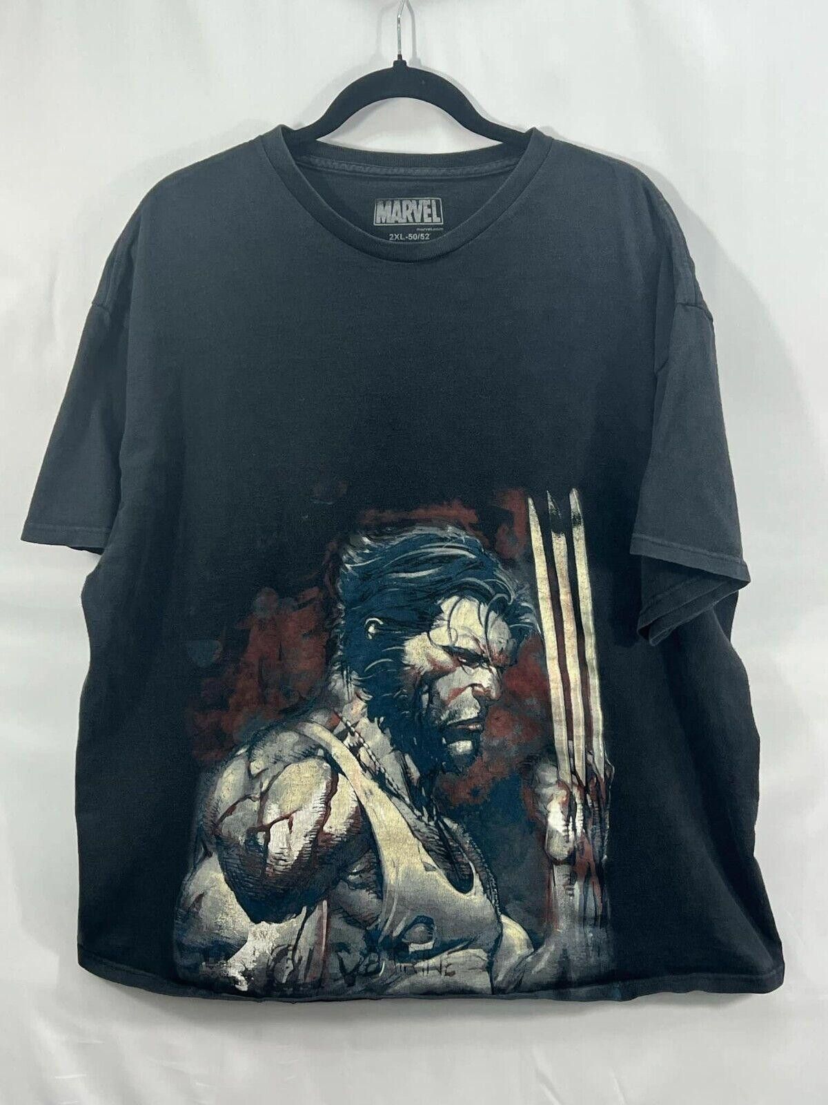 Marvel Comics Marvel Wolverine Graphic Tee - Vintage Black T-Shirt Size US XXL / EU 58 / 5 - 1 Thumbnail