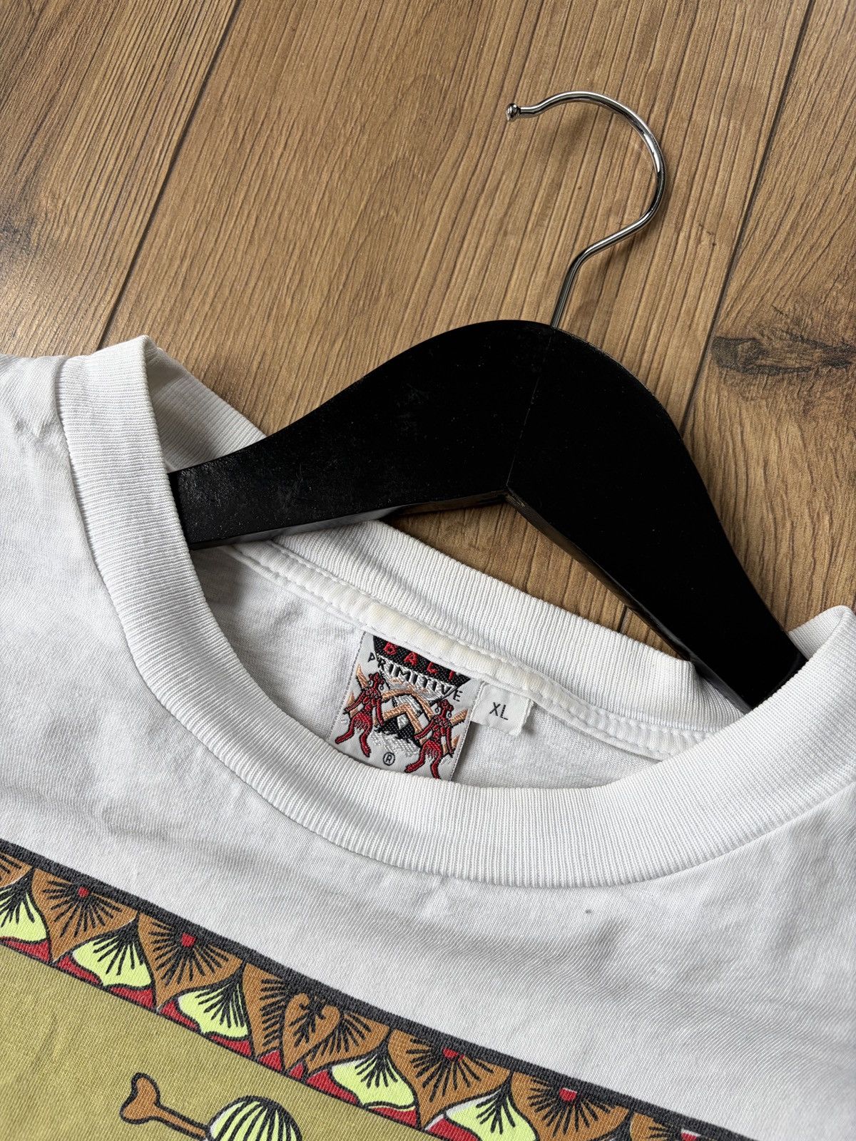 Vintage Bali Primitive Design Ethno Single Stitch Vintage T-shirt Size US XL / EU 56 / 4 - 12 Thumbnail