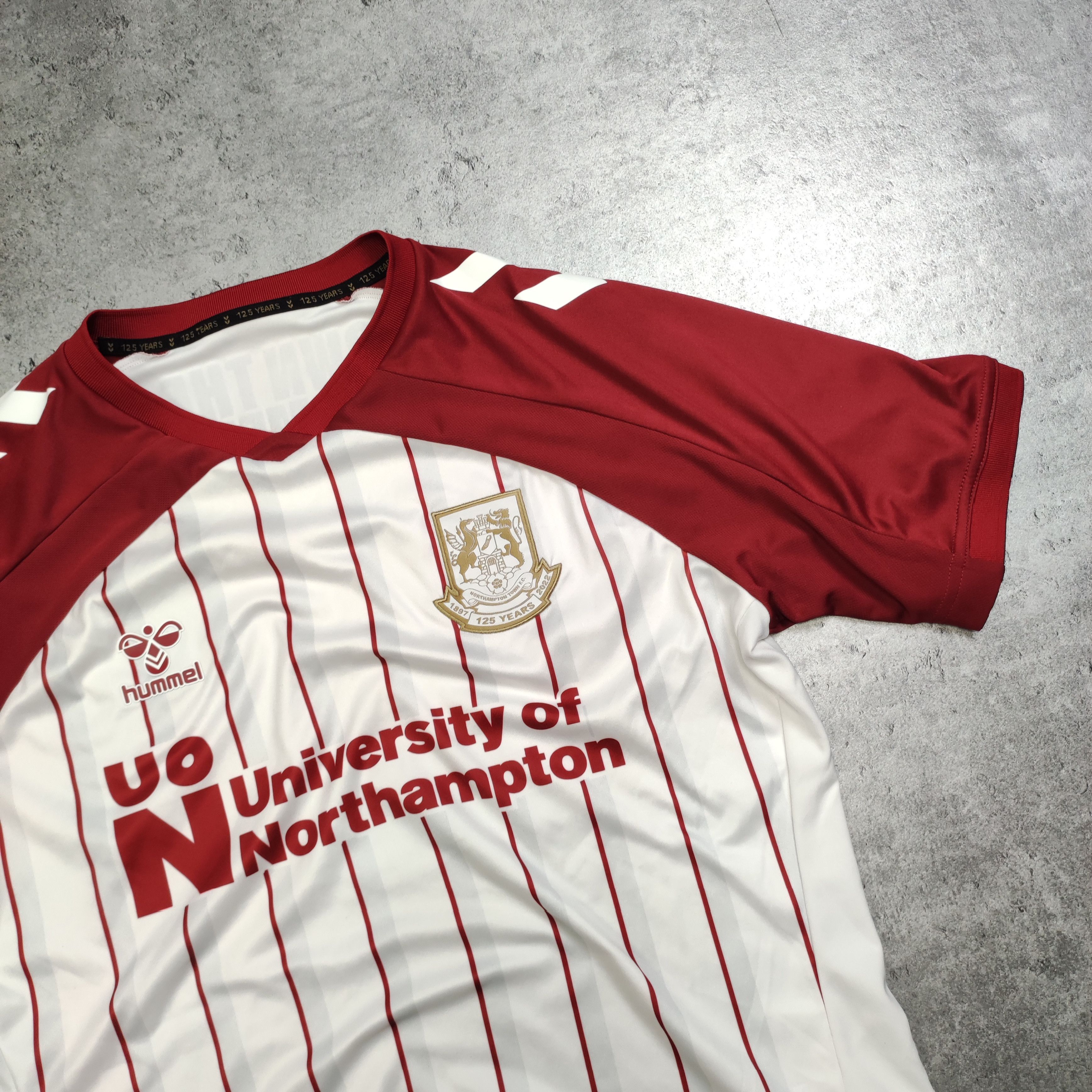 Vintage RARE Football Soccer Hummel x Northampton FC 120yrs Kit Size US L / EU 52-54 / 3 - 5 Thumbnail