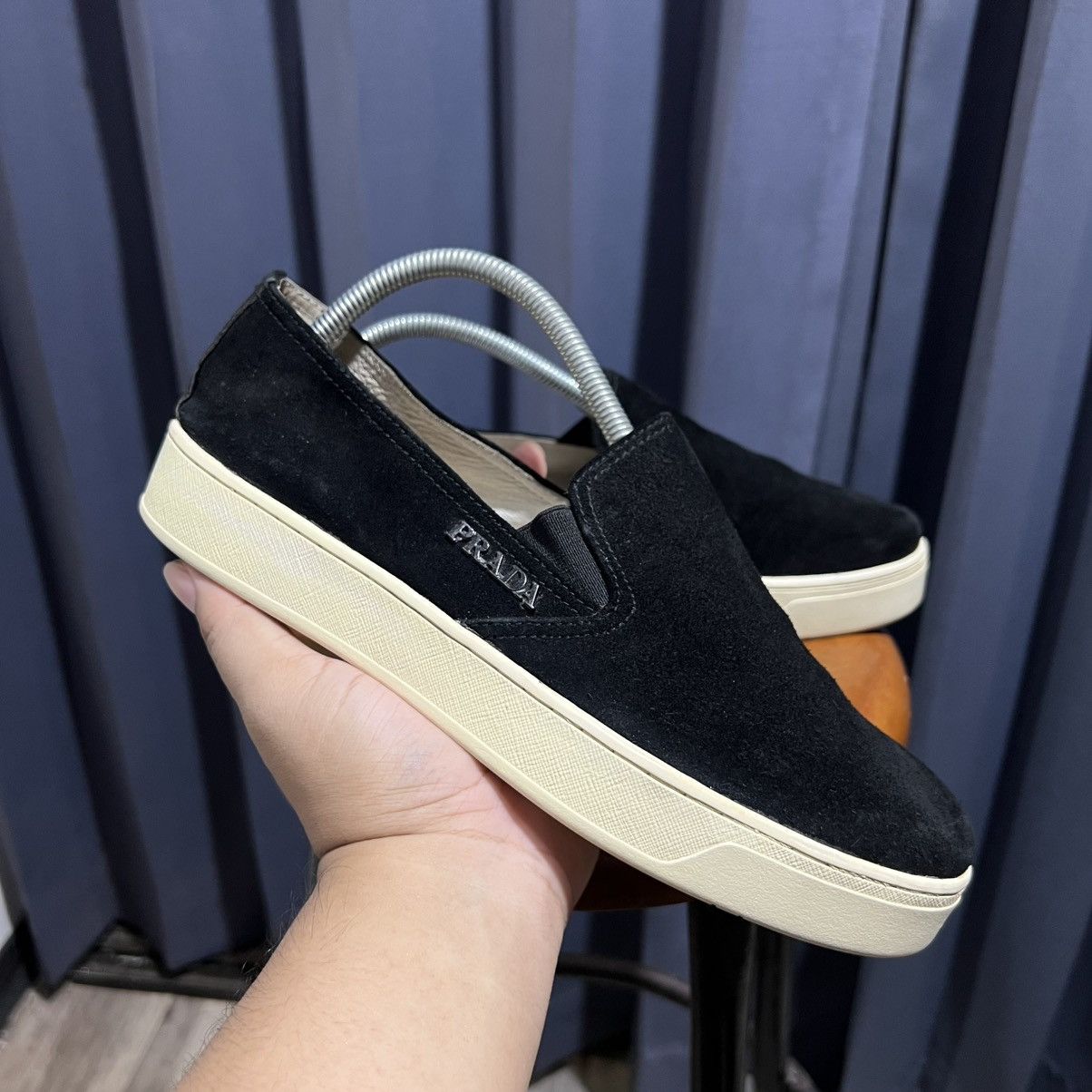 Prada Prada milano Slip on suede black Size US 7 / EU 40 - 3 Thumbnail