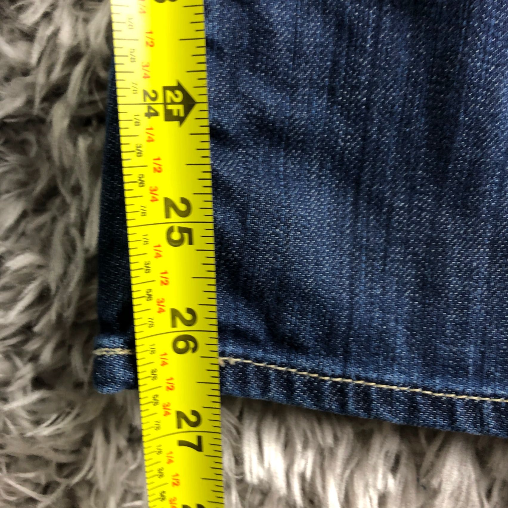 Eddie Bauer Eddie Bauer Barely Boot Jeans Womens Mid Rise Dark Wash Blue Denim Size 10P Size 32" / US 10 / IT 46 - 3 Thumbnail
